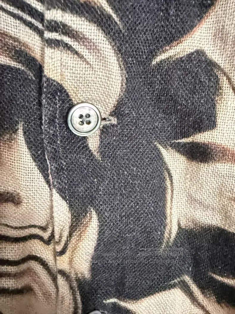 Our Legacy Our Legacy Flame Printed Linen Short Sleeve Shirt Size US S / EU 44-46 / 1 - 3 Thumbnail