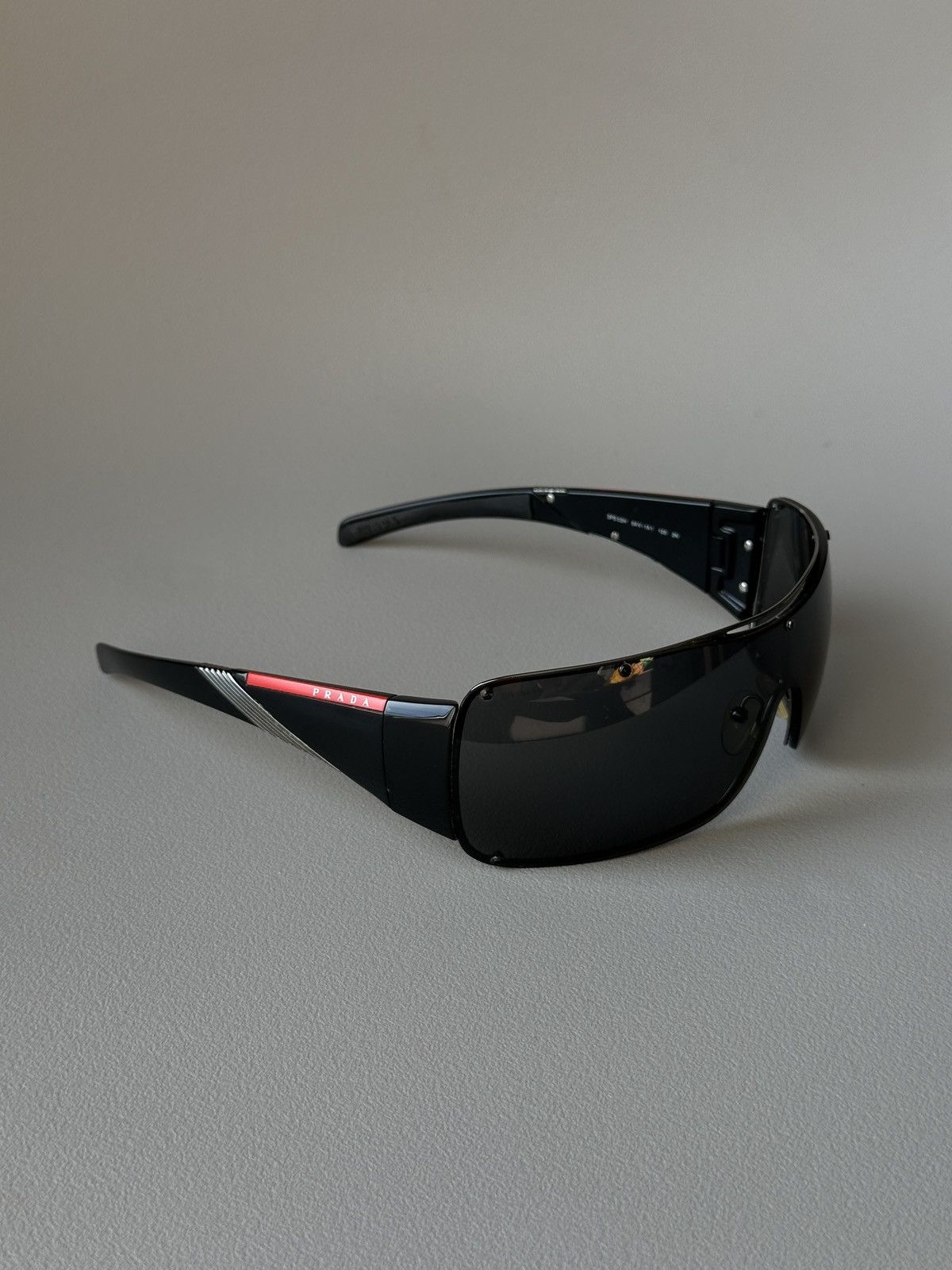 Pre-owned Prada X Vintage Prada Sunglasses Sps 53h In Black Red