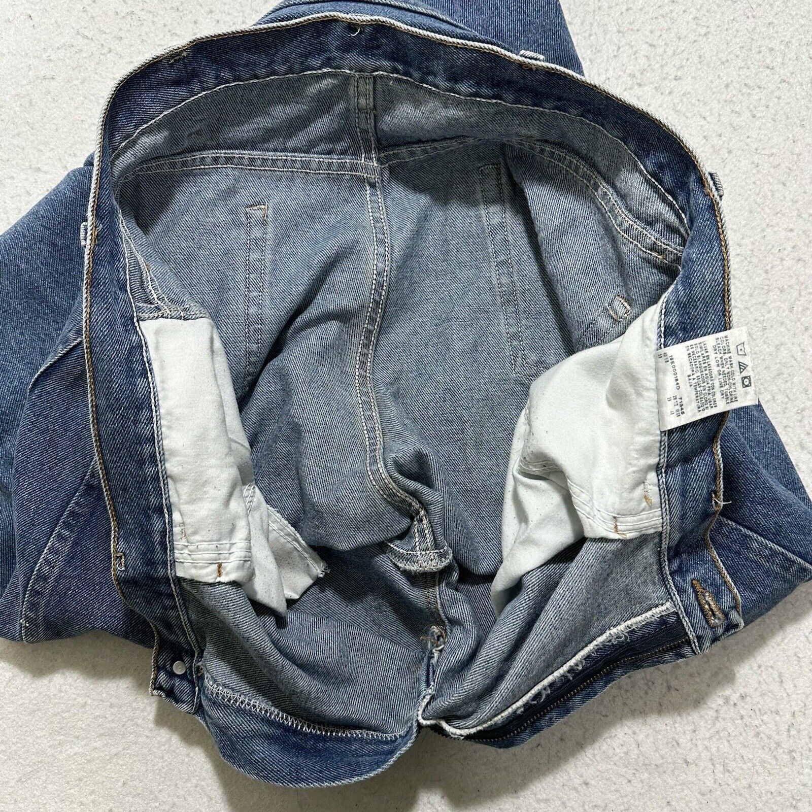 Wrangler Vintage Wrangler Rustler 38x29 Straight Leg Denim Blue Jeans Size US 38 / EU 54 - 7 Thumbnail