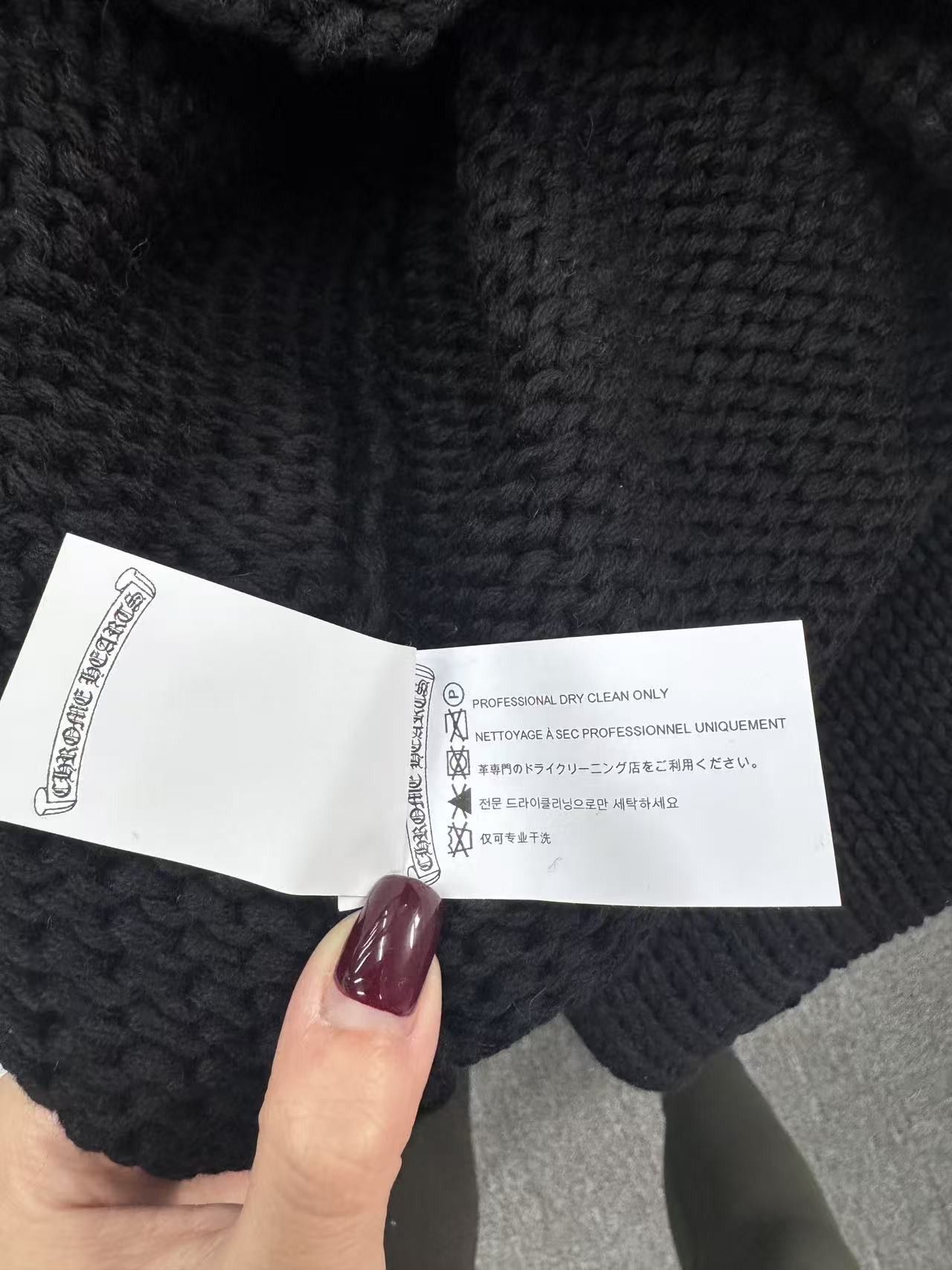 Chrome Hearts Chrome Hearts Cashmere Cross Patch Sweater Size US L / EU 52-54 / 3 - 9 Thumbnail