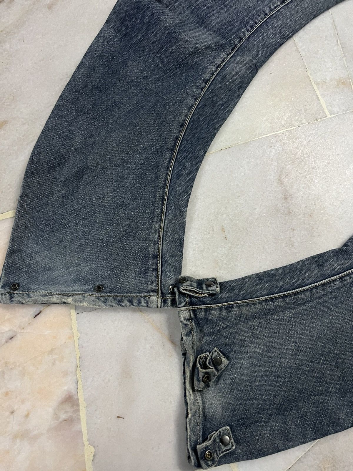 PPFM 💥RARE PPFM CURVED DISTRESSED JEAN Size US 32 / EU 48 - 15 Thumbnail