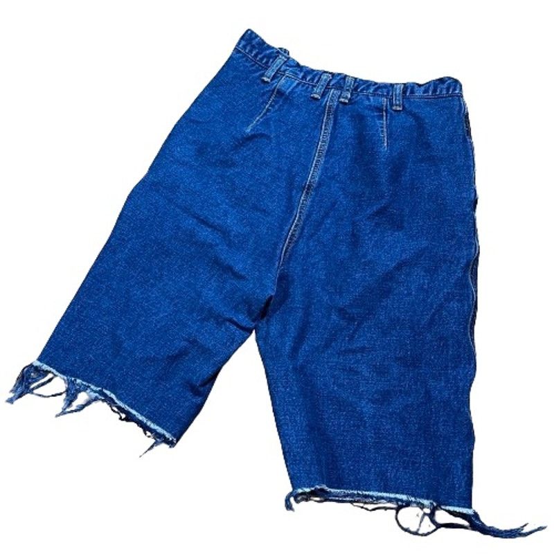 Vintage Y2K 2000s Vintage Lizwear side zipper denim Bermuda shorts Size 32" / US 10 / IT 46 - 3 Thumbnail