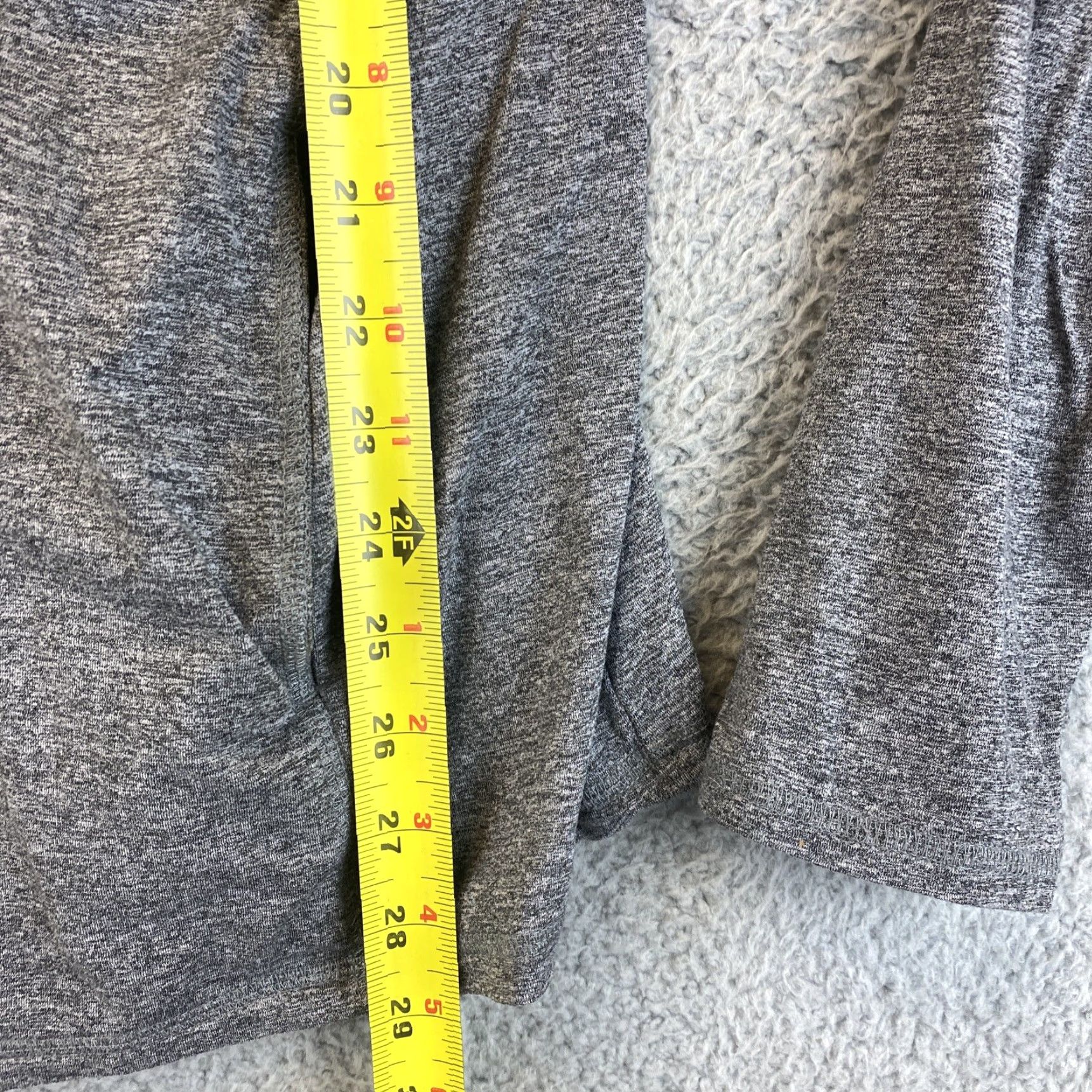 Vintage RBX Live Life Active Hoodie Womens XL Gray Pullover Hooded Pockets Striped Size XL / US 12-14 / IT 48-50 - 6 Thumbnail