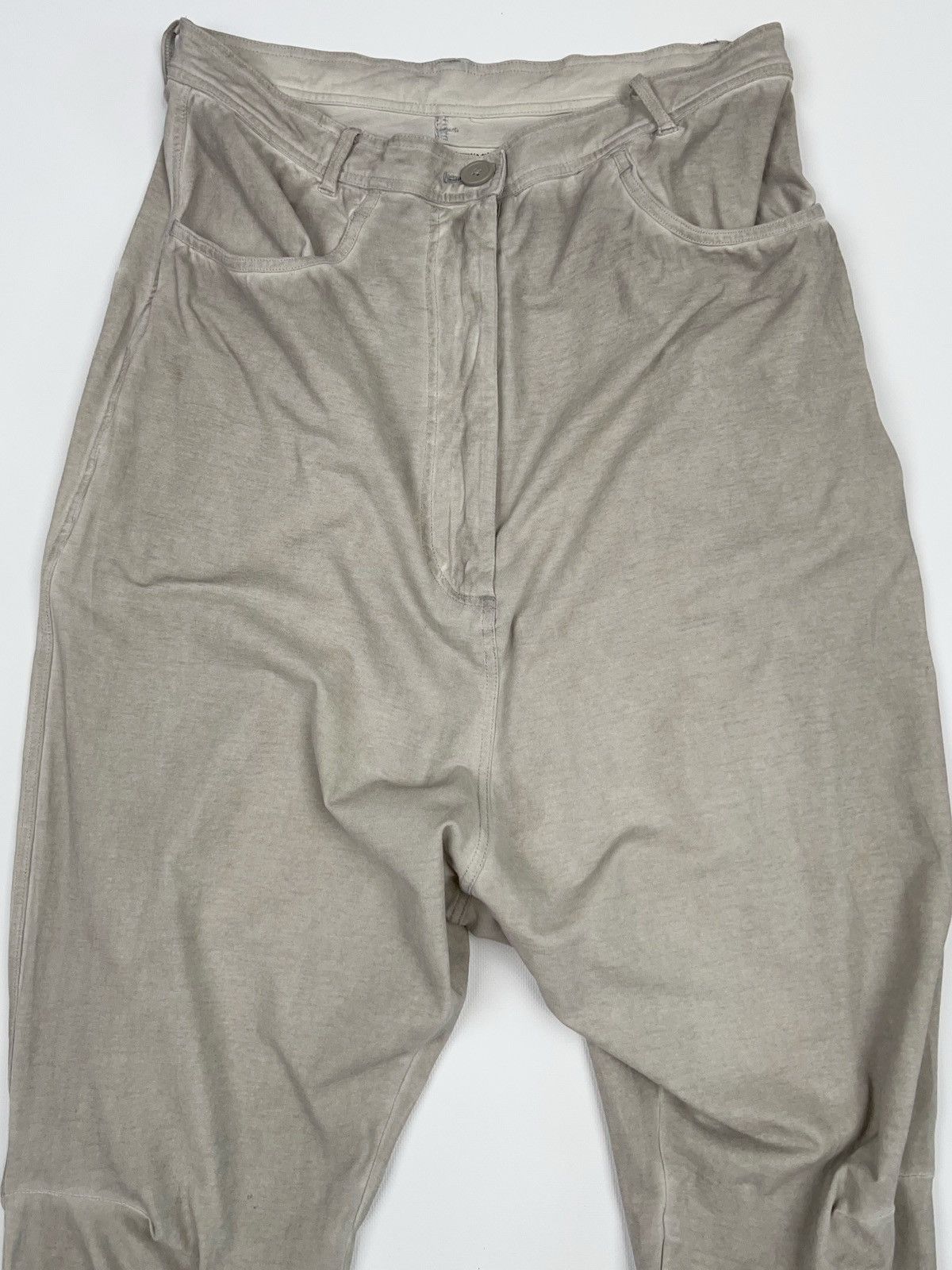 Rundholz Rundholz Stone Washed Grey Trousers Crotch Pants Wide Drop Size 26" / US 2 / IT 38 - 7 Thumbnail
