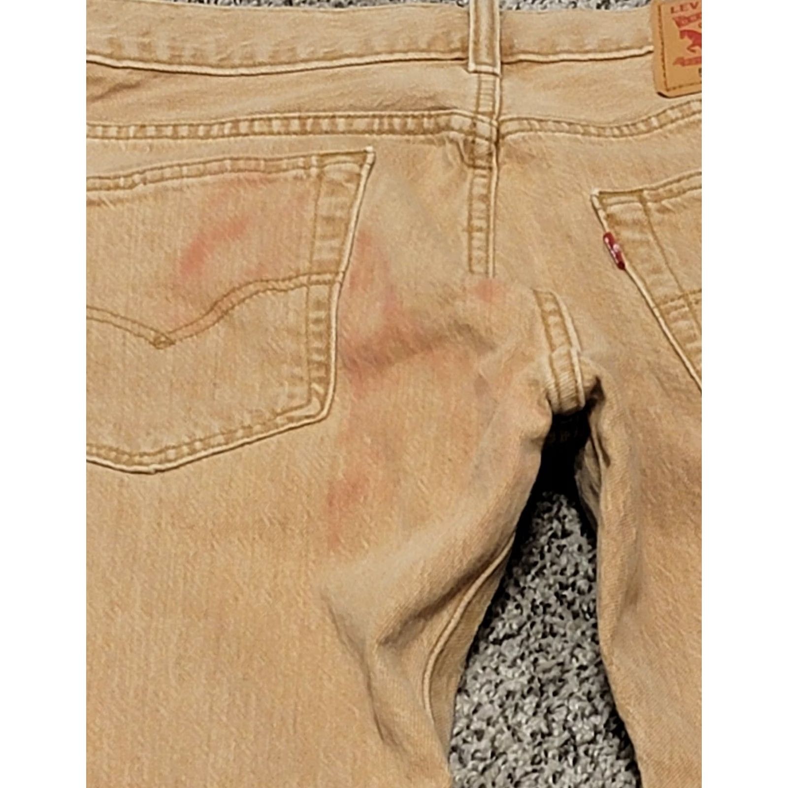 Levi's Levi's 501 White Oak Cone Denim Jeans 32x29 Button Fly Brown Denim Straight Leg Regular Mens Jeans Size US 32 / EU 48 - 4 Thumbnail
