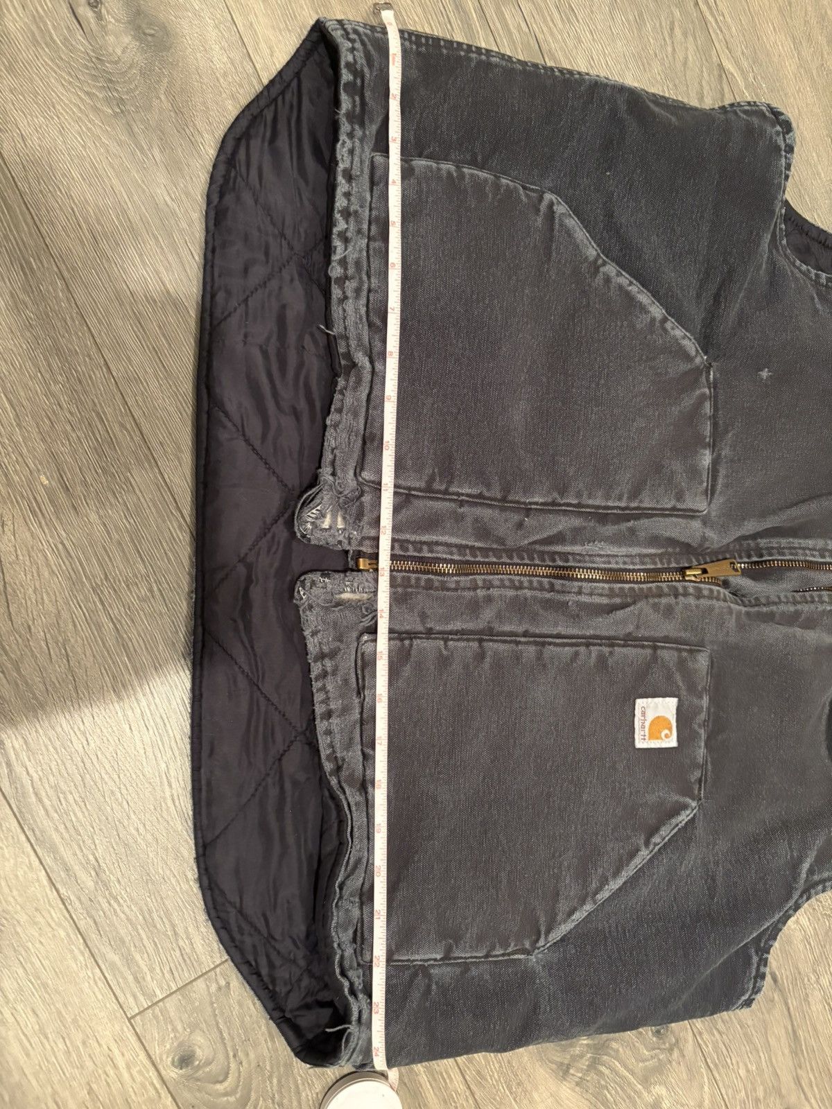 Carhartt × Vintage Vintage Carhartt Vest Tattered Size US XL / EU 56 / 4 - 7 Thumbnail