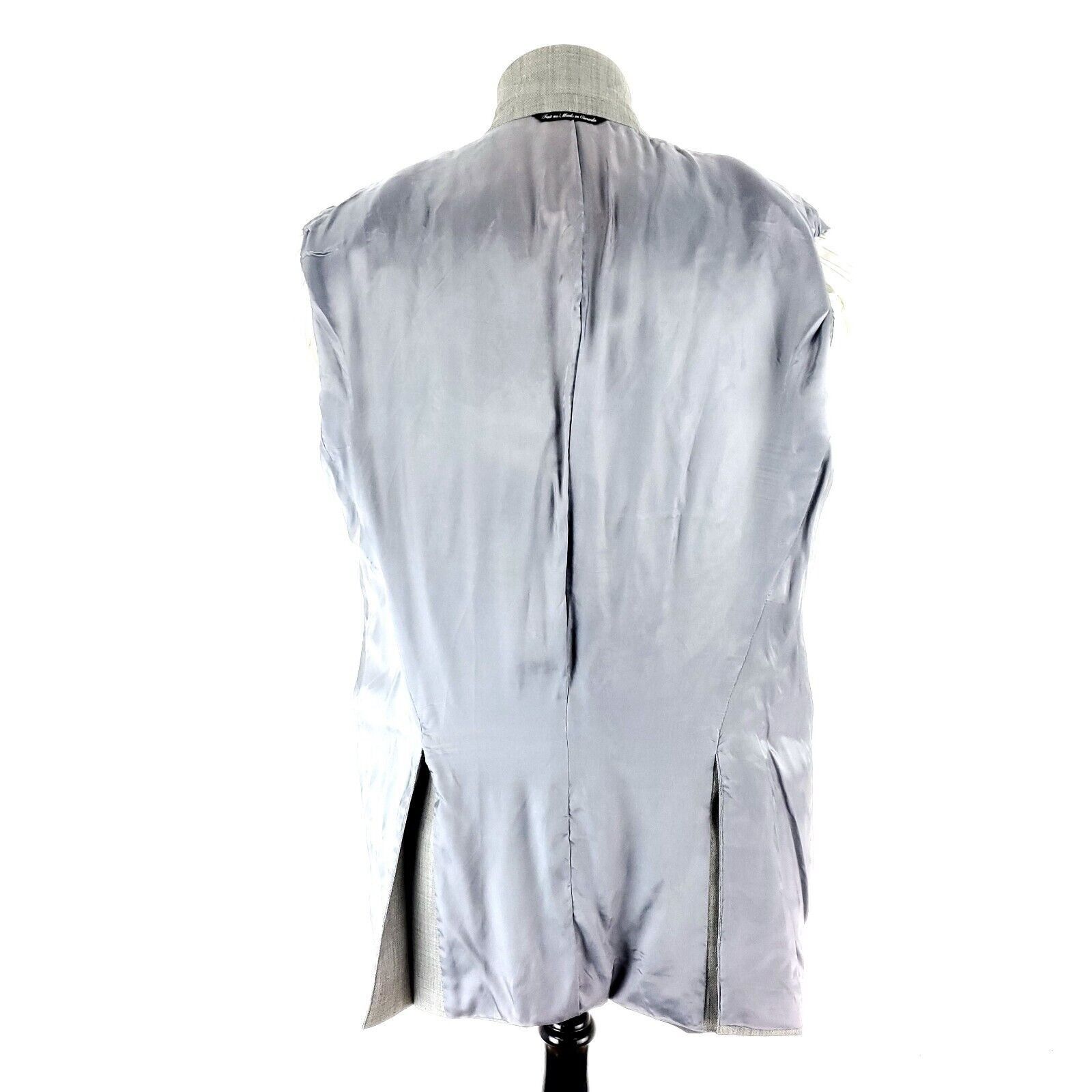 Jack Victor Jack Victor Collection Vitale CT 110s Wool 3 Button Blazer Size 42L - 11 Thumbnail