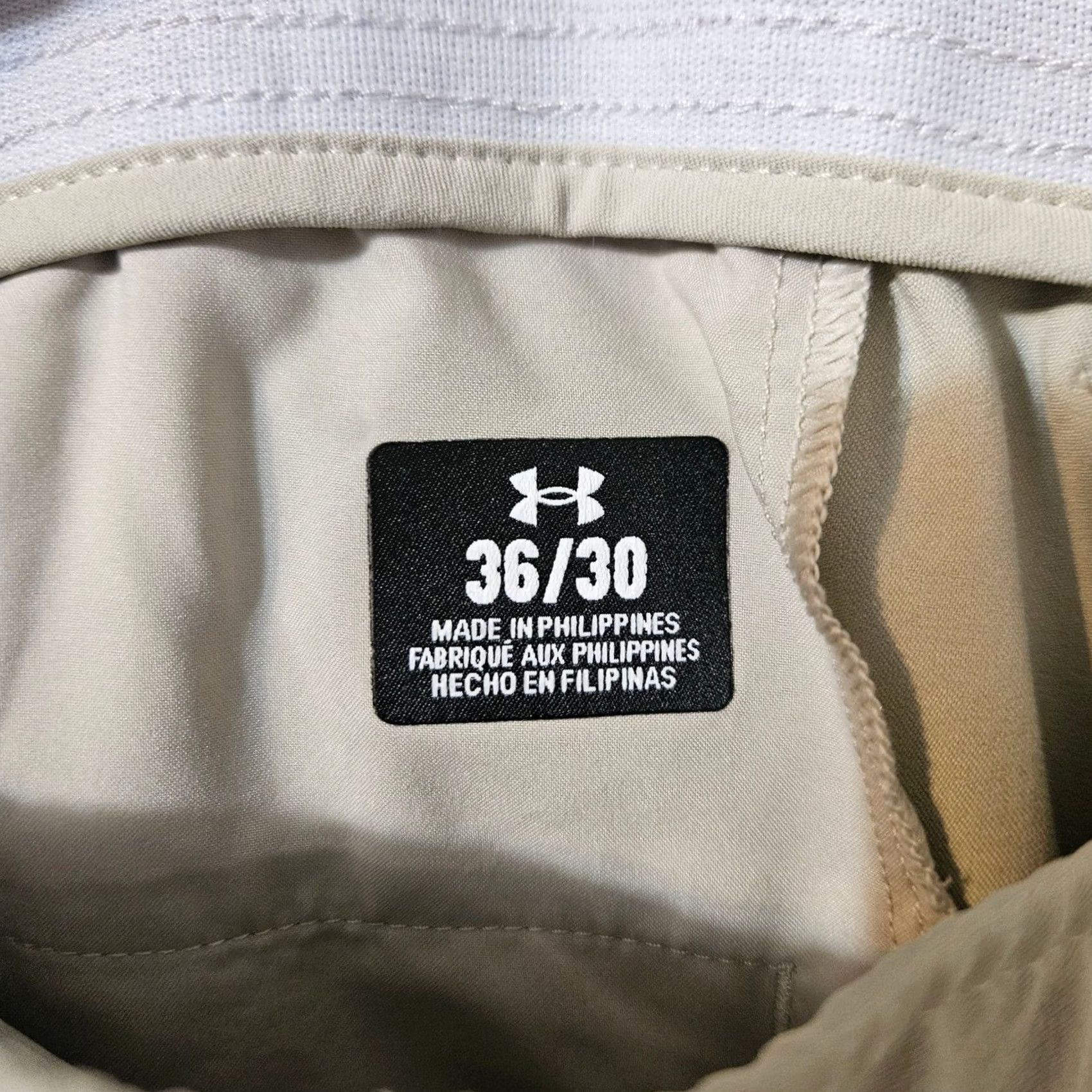 Under Armour Under Armour Pants Mens 36 x 30 Golf Performance Stretch Tapered Tan 1377301 Size US 36 / EU 52 - 3 Thumbnail
