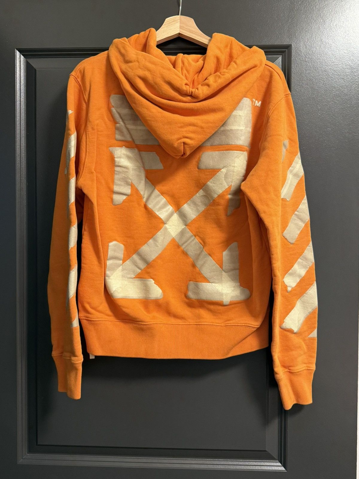 Off-White OFF-WHITE Tape Diag Arrows Hoodie Size M / US 6-8 / IT 42-44 - 2 Thumbnail