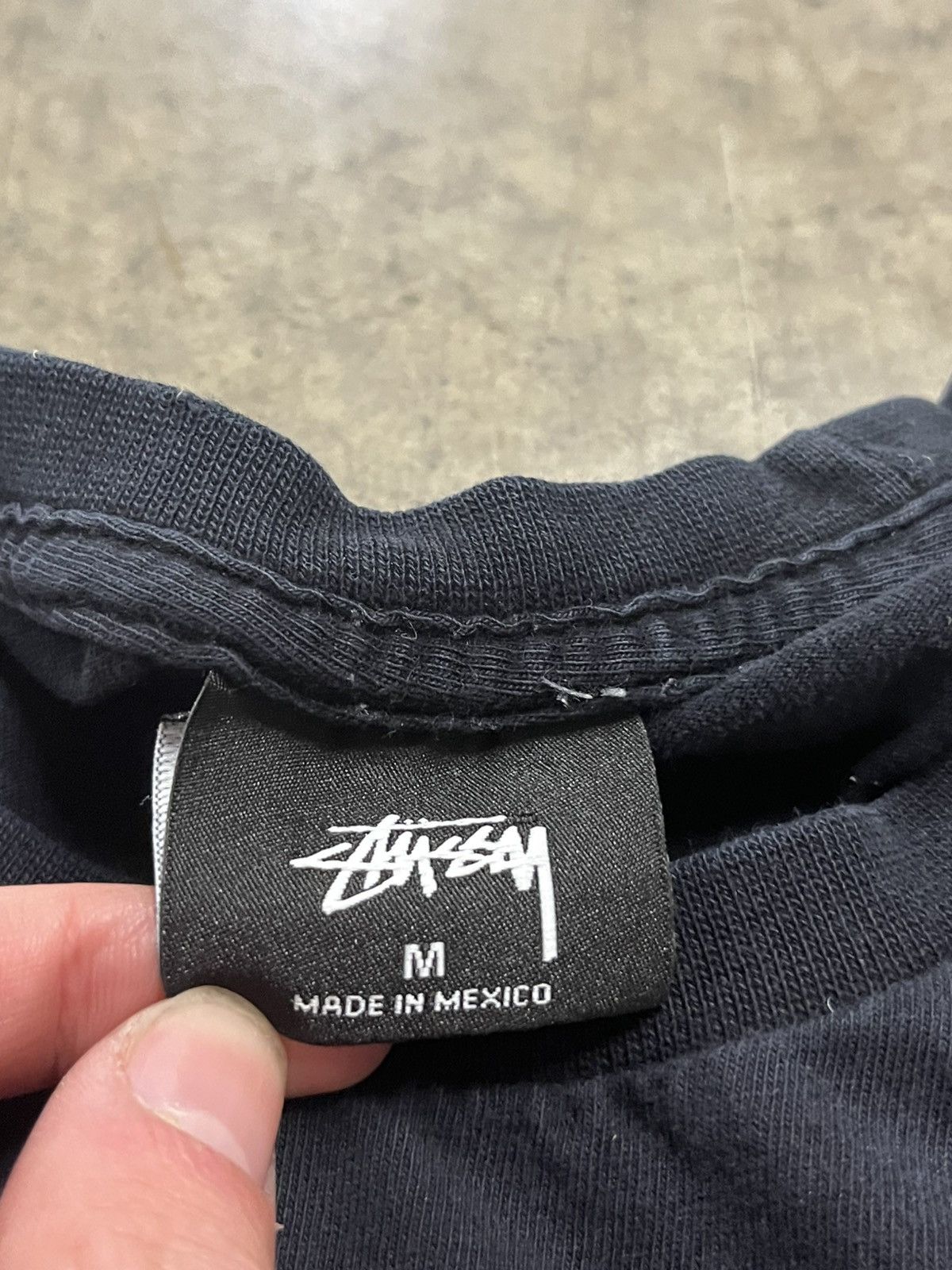 Stussy × Vintage Stussy essential black boxy fit tee shirt hype streetwear Size US M / EU 48-50 / 2 - 6 Thumbnail