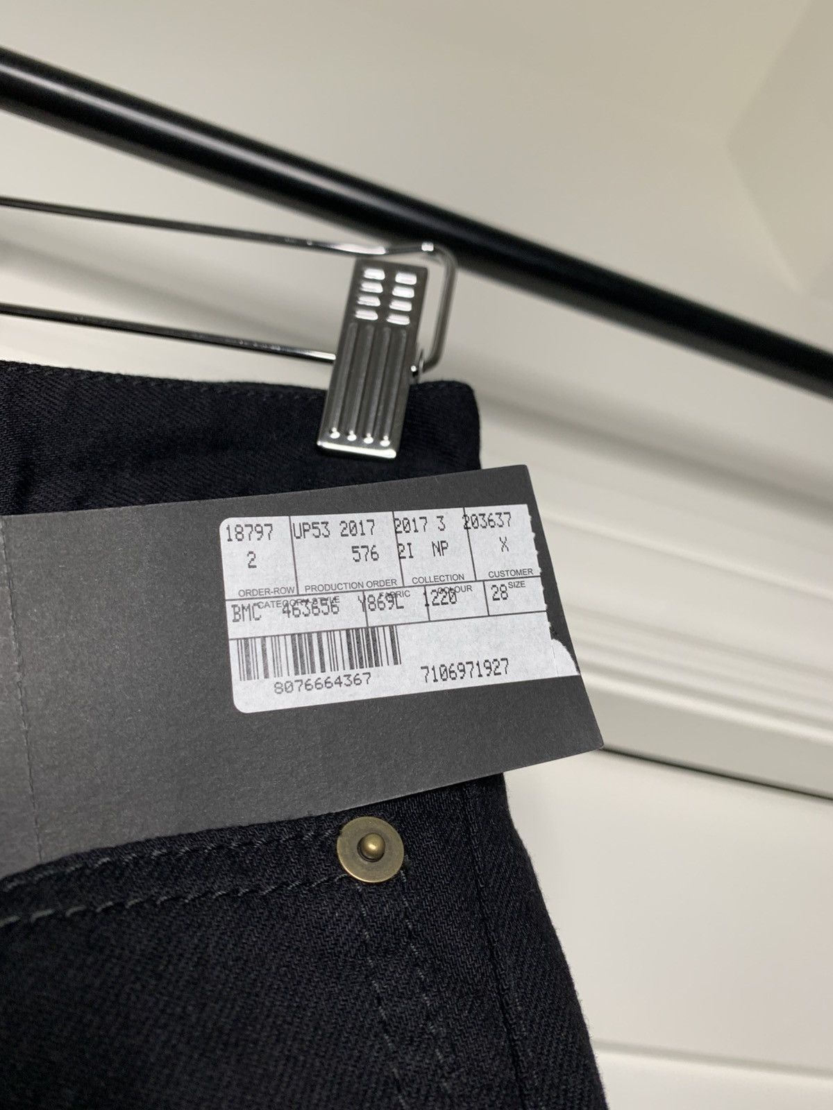 Saint Laurent Paris Saint Laurent Denim Jeans Black Pants Size US 28 / EU 44 - 7 Thumbnail