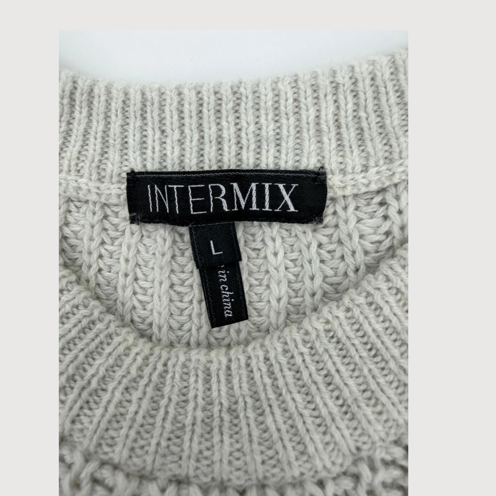 Other Intermix Cashmere Cotton Sweater Dress Vest Gray L Size L / US 10 / IT 46 - 4 Thumbnail