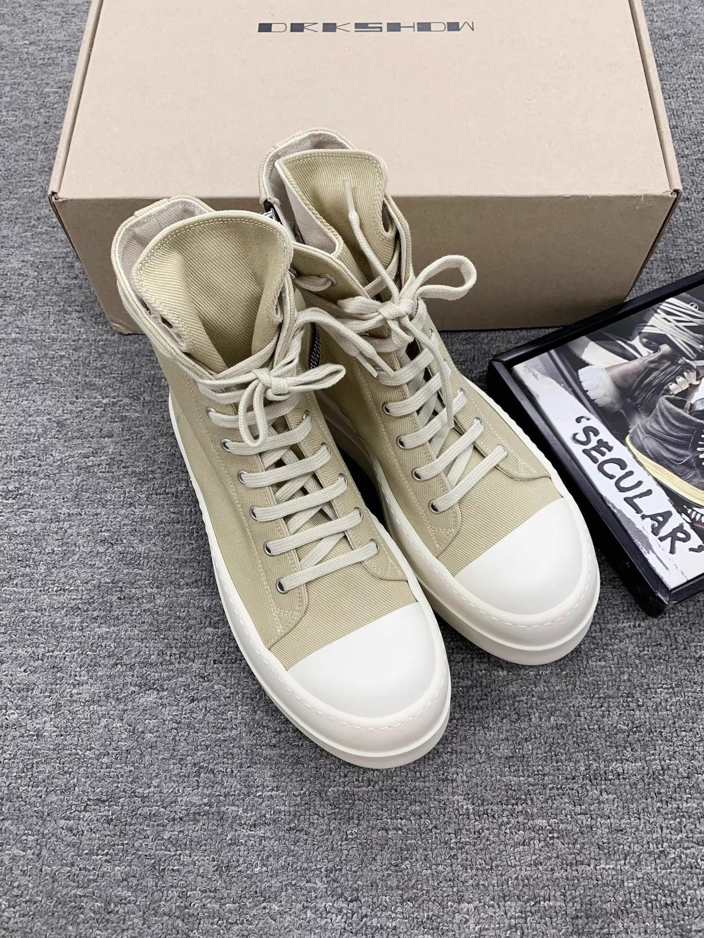 Rick Owens Rick Owens 25SS Double Canvas Platform Converse K34 Size US 6 / IT 36 - 4 Thumbnail