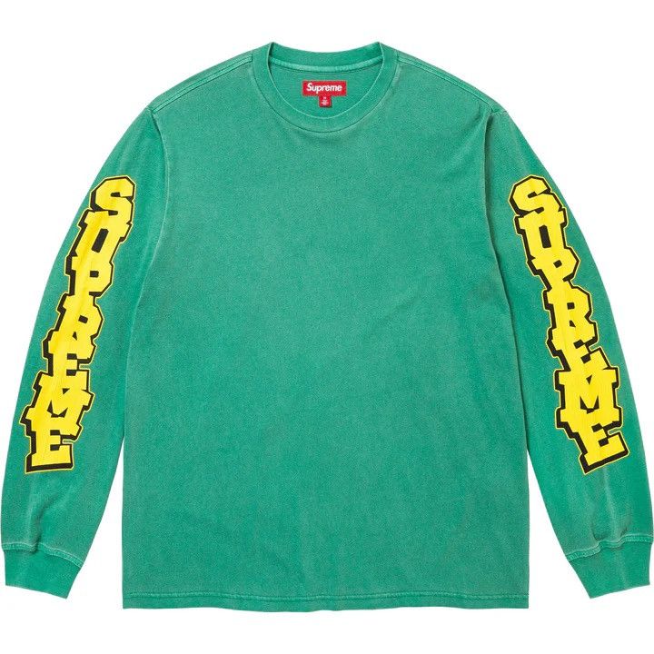 Supreme Supreme Cracked Sleeve L/S Top Size US S / EU 44-46 / 1 - 1 Thumbnail