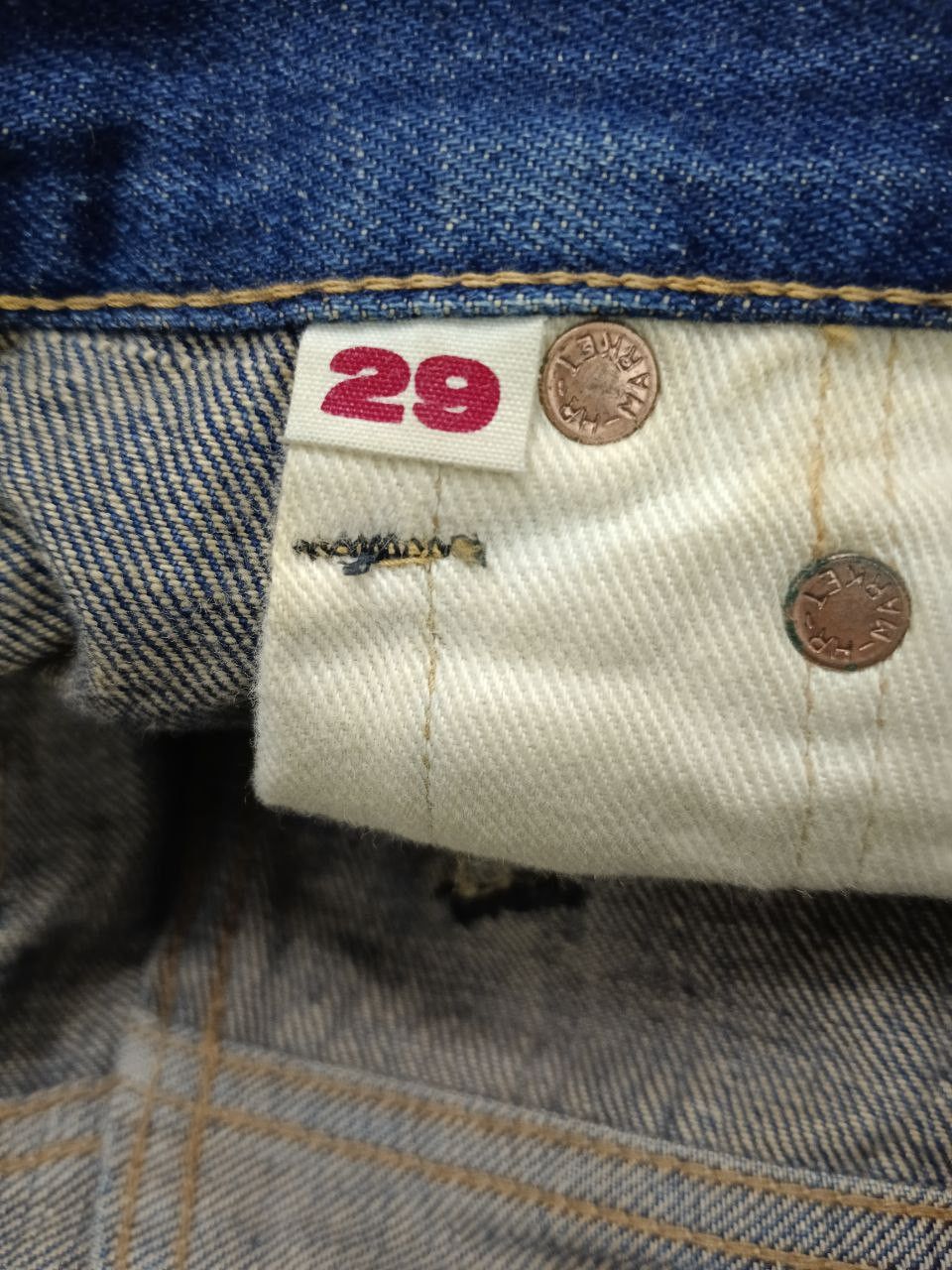 HOLLYWOOD RANCH MARKET × Rusty SICK RUSTY SELVEDGE H.R MARKET DENIM PANTS Size US 28 / EU 44 - 9 Thumbnail