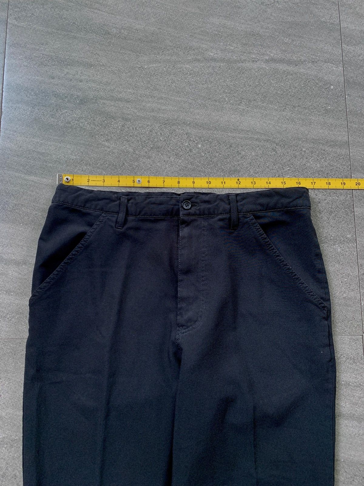 Comme des Garcons Black FREE TAX! CDG Black Cuffed Cropped Trousers Size US 31 - 10 Thumbnail
