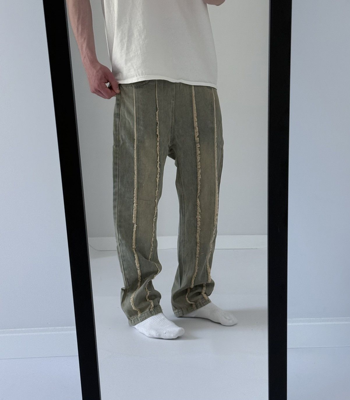Other Vintage y2k buggy wide track streetwear avantgarde jeans Size US 31 - 6 Thumbnail