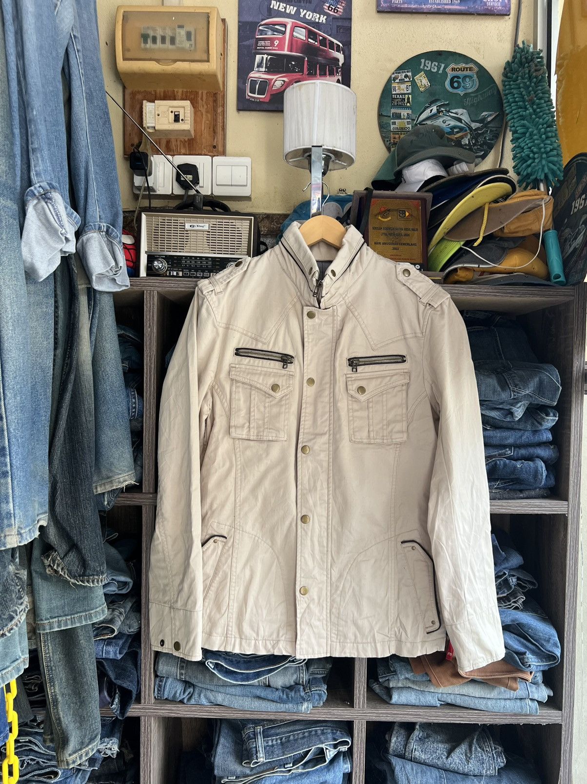 Michel Klein 🔥Michel Klein Multipockets Jacket Size US S / EU 44-46 / 1 - 1 Thumbnail