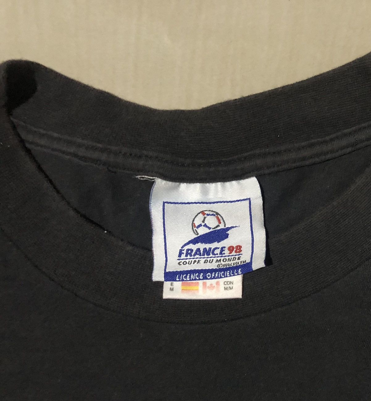 Vintage Vintage 1998 France world cup graphic tee Size US M / EU 48-50 / 2 - 9 Thumbnail