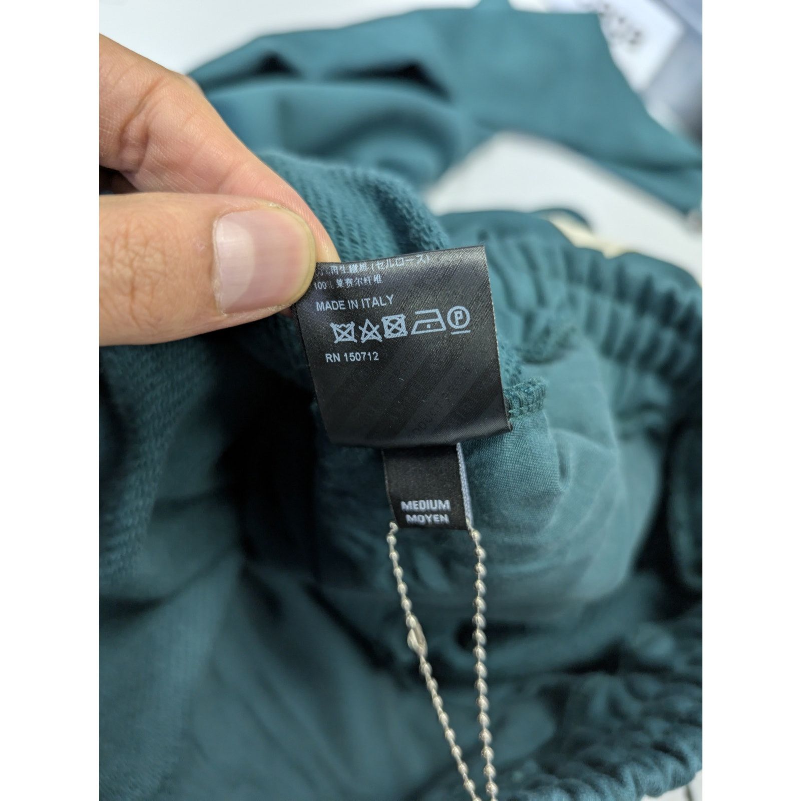Amiri o1rshd1 Q:2 / Amiri Staggered Sweatpants in Rain Forest Size US 32 / EU 48 - 22 Thumbnail