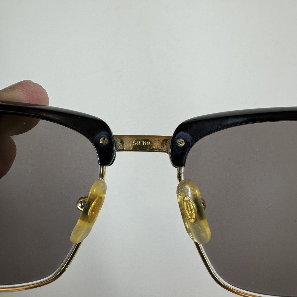 Cartier Cartier Black sunglasses with gold accents Size ONE SIZE - 5 Thumbnail