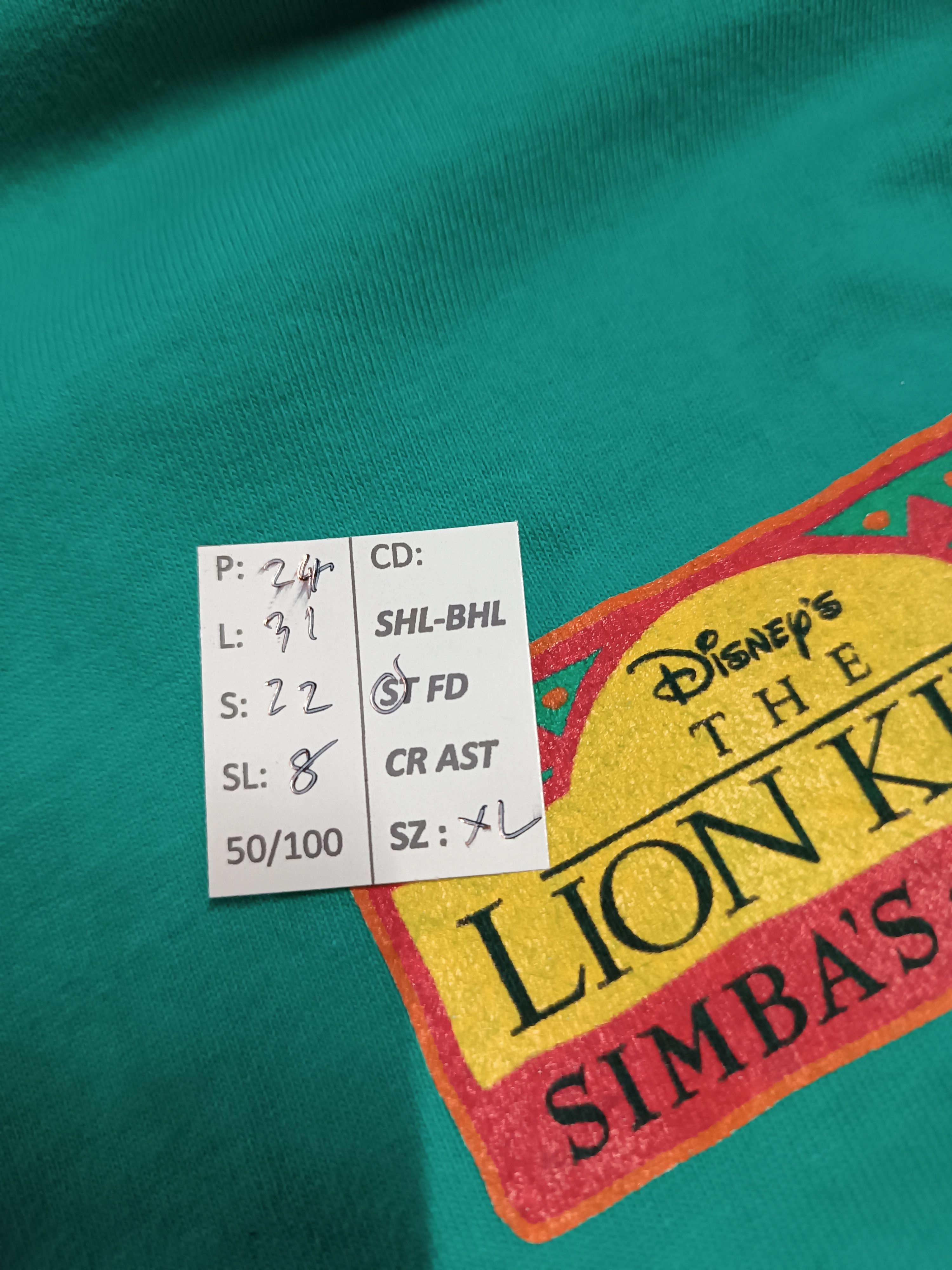 Disney VINTAGE 90'S DISNEYS LION KING SIMBAS PRIDE aladdin tarzan Size US XL / EU 56 / 4 - 19 Thumbnail