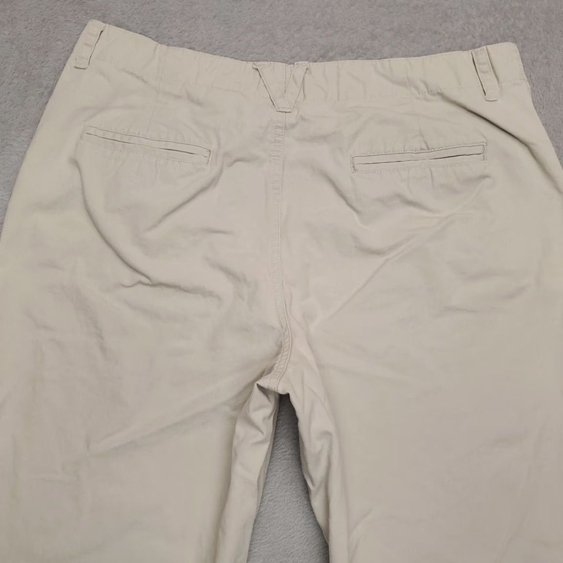 Vintage VINTAGE Columbia Pants Womens 14 Beige 100% Cotton Flat Front Lightweight Outdoors Gorp Size 36" / US 14 / IT 50 - 6 Thumbnail