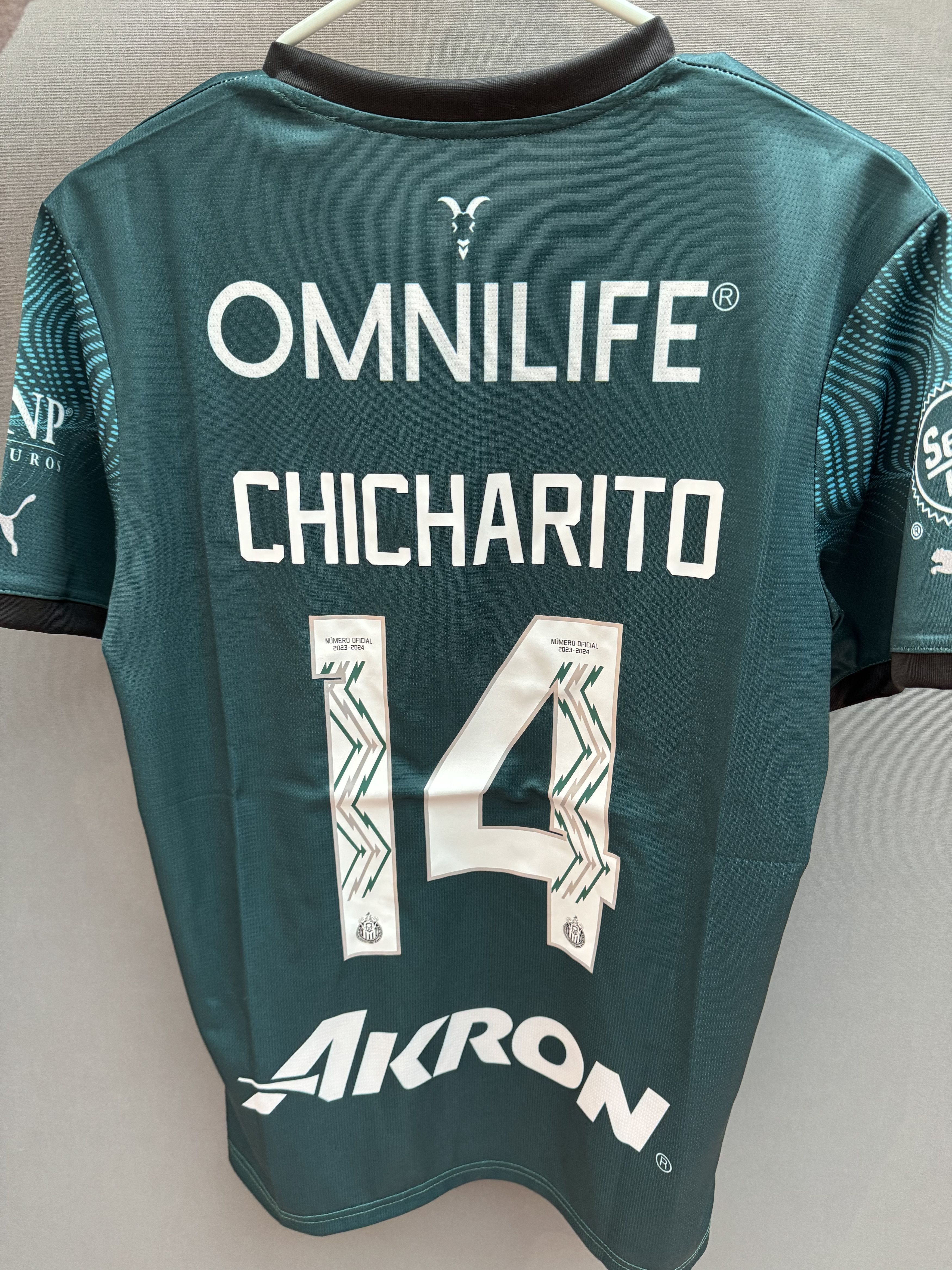 Puma BNWT Chicharito #14/ Chivas de Guadalajara Third Jersey 2024 Size US S / EU 44-46 / 1 - 4 Thumbnail