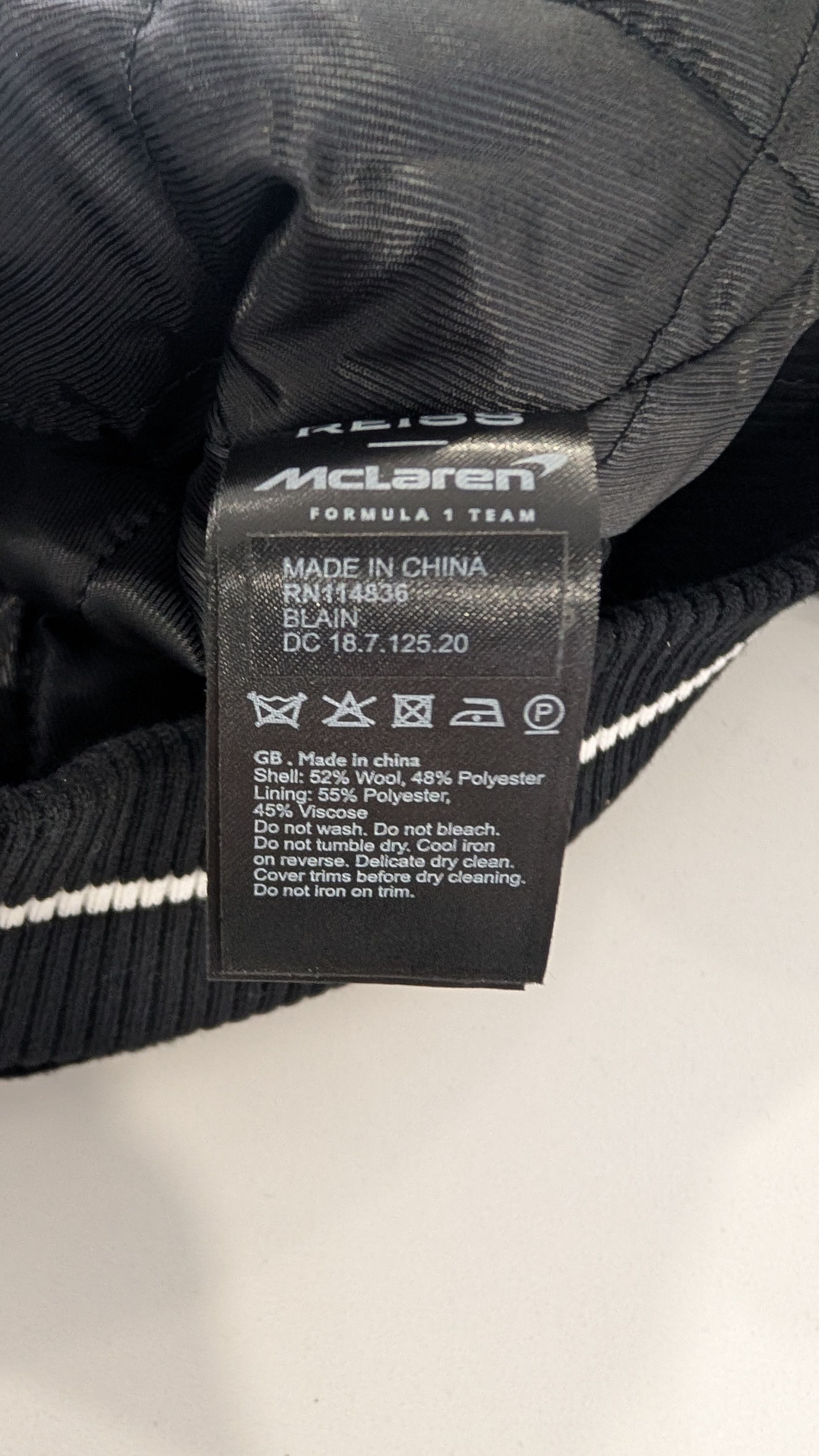 Reiss Reiss x McLaren F1 Team Blain Wool Bomber Jacket Size M / US 6-8 / IT 42-44 - 10 Thumbnail