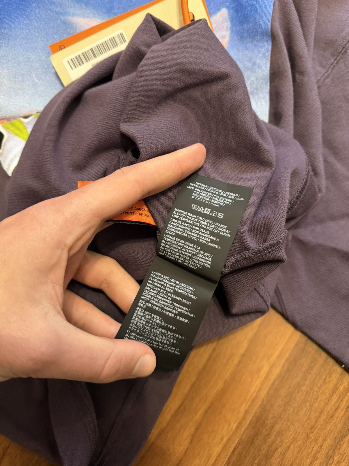 Heron Preston Heron Preston Censored Purple Tee Size US L / EU 52-54 / 3 - 5 Thumbnail