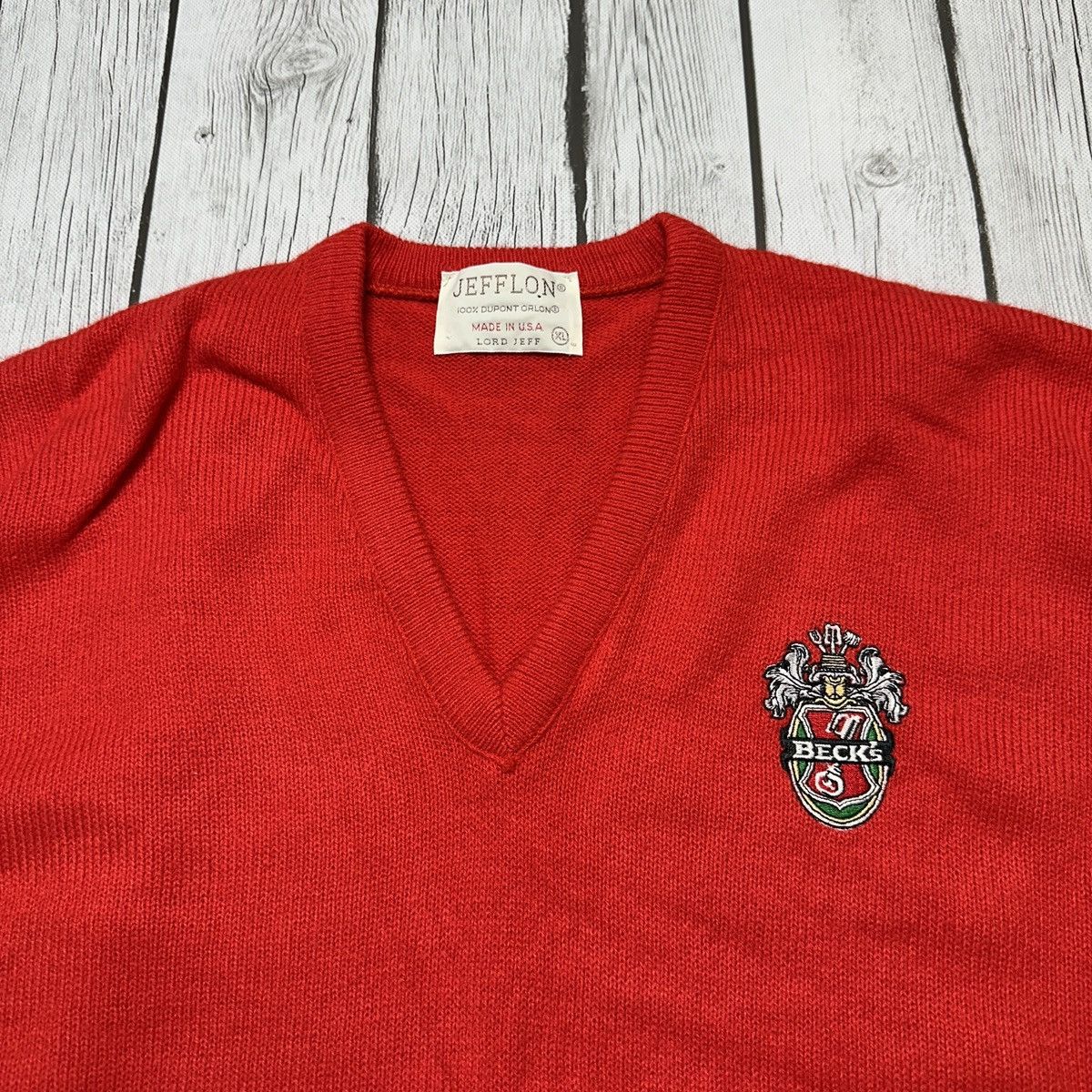 Vintage Vintage Beck’s Brewery sweater Size US XL / EU 56 / 4 - 3 Thumbnail
