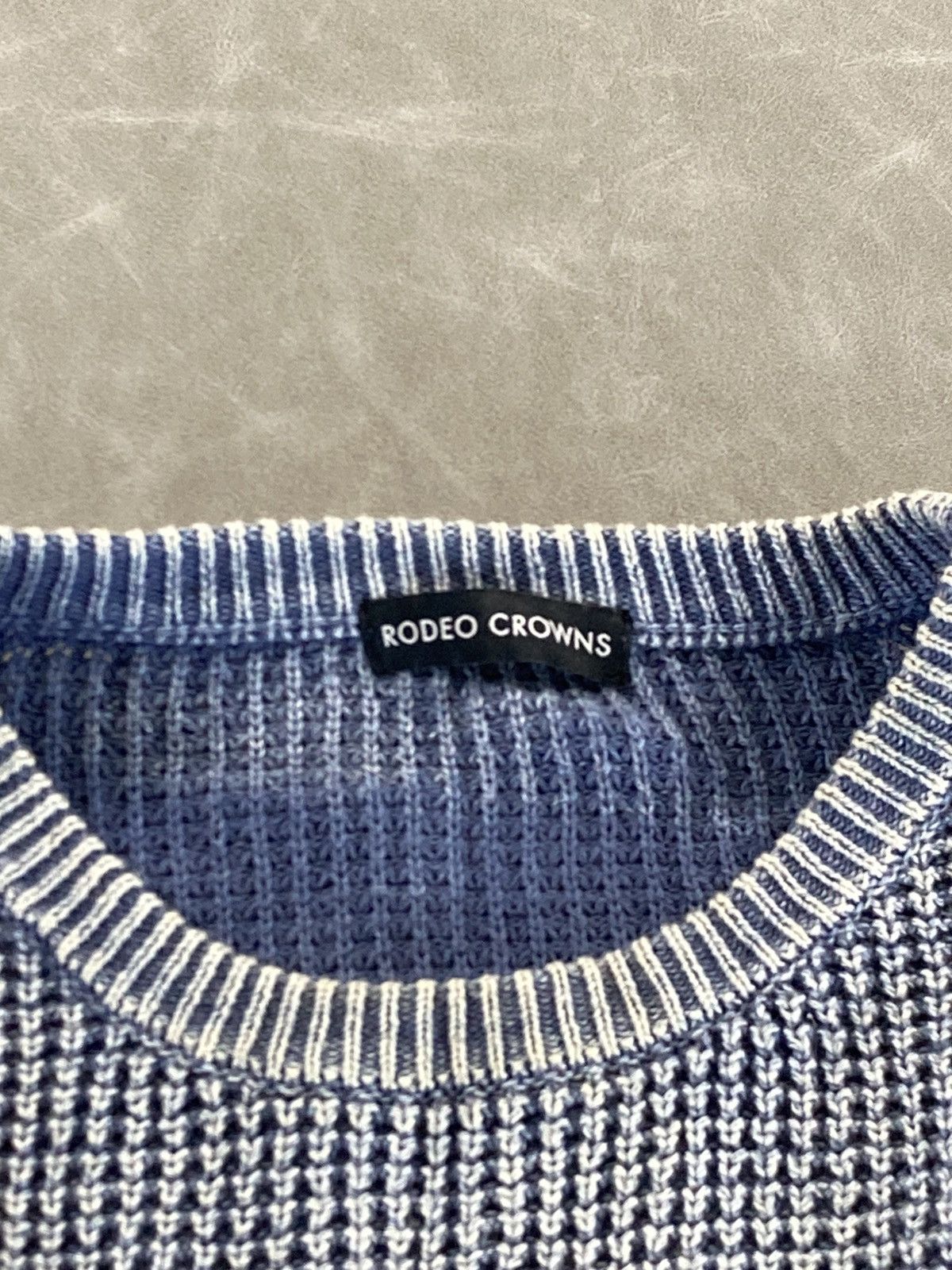 Japanese Brand Rodeo Crowns Waffle Knit Sweater Size US XS / EU 42 / 0 - 3 Thumbnail