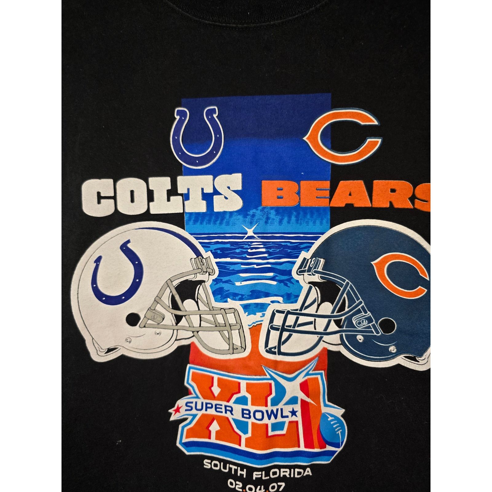 NFL Superbowl Sleeveless Shirt Indianapolis Colts Chicago Bears Size US L / EU 52-54 / 3 - 2 Thumbnail