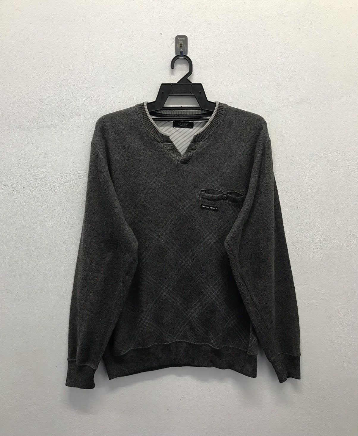 Japanese Brand × Vintage × Yohji Yamamoto Vintage YOHJI YAMAMOTO SACSNY Y’SACCS SWEATSHIRT Size US L / EU 52-54 / 3 - 1 Thumbnail