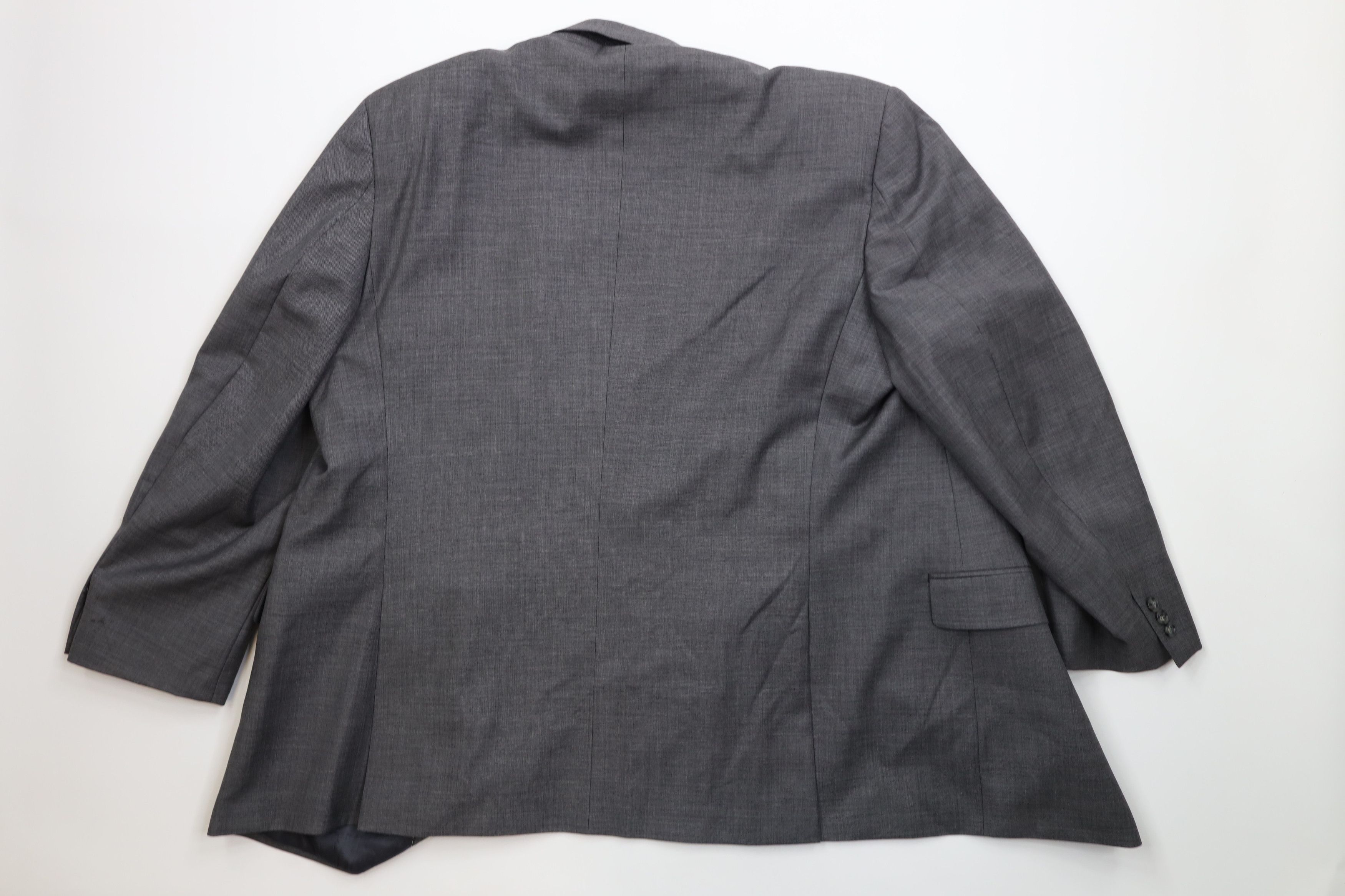 Tommy Hilfiger Tommy Hilfiger2 Piece Wool Knit Wedding Suit Sharkskin Size 48R - 10 Thumbnail