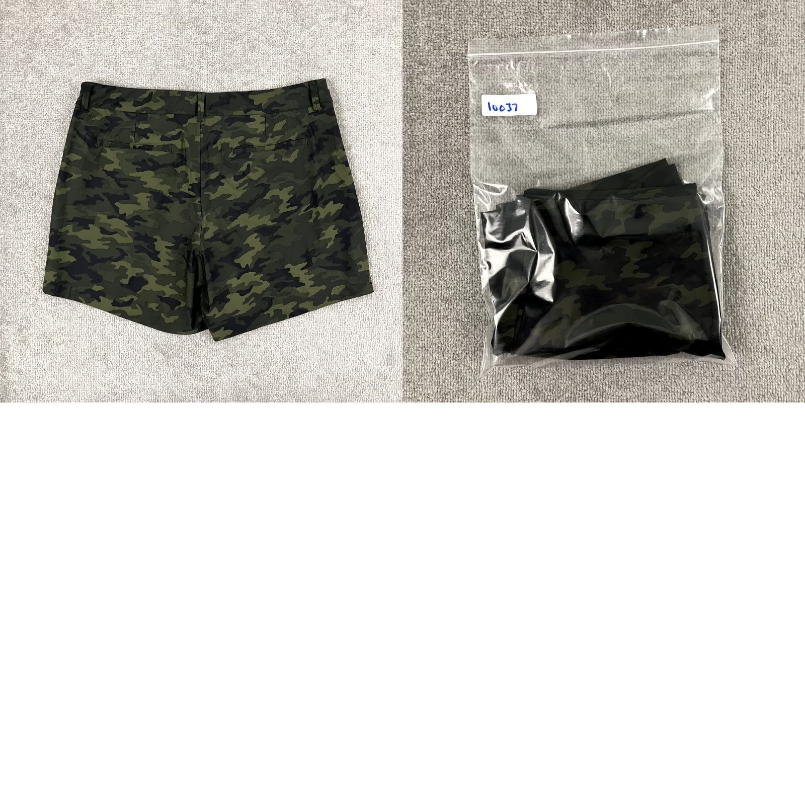 Spanx SPANX Sunshine Shorts Womens XL Inseam 6" Green Camo Stretch Pull On Activewear Casual Summer Women Size 40" / US 18 - 8 Thumbnail