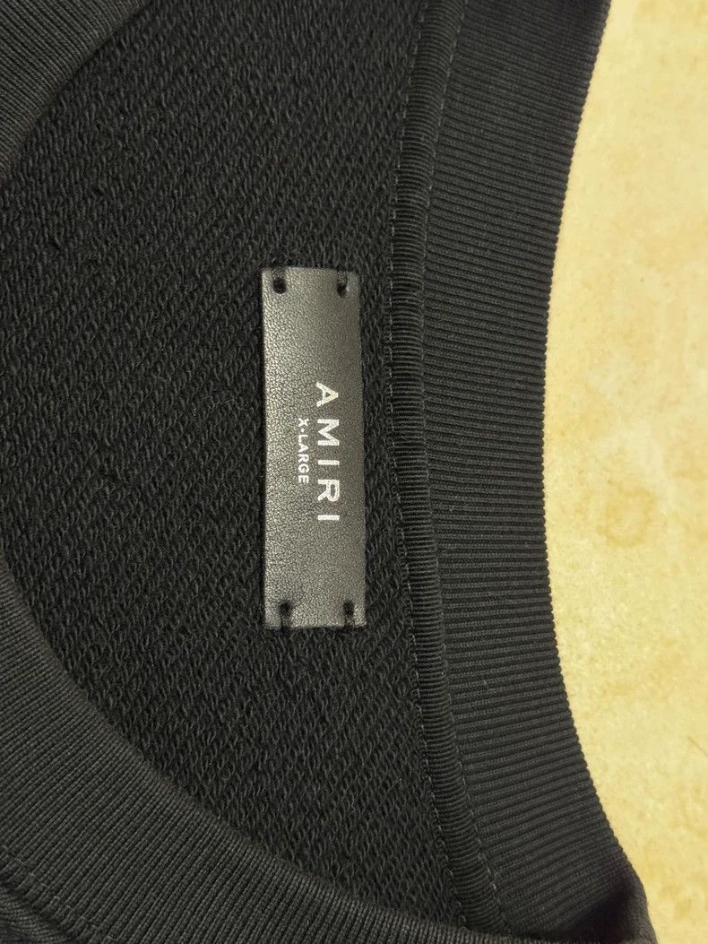 Amiri Amiri Classic black round-neck sweatshirt 2501-Nextarrow Size US XL / EU 56 / 4 - 3 Thumbnail
