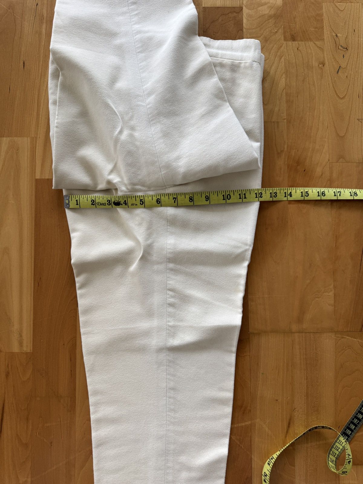 Suitsupply Suitsupply Cream Flannel Trousers Size 30 Size 36R - 3 Thumbnail