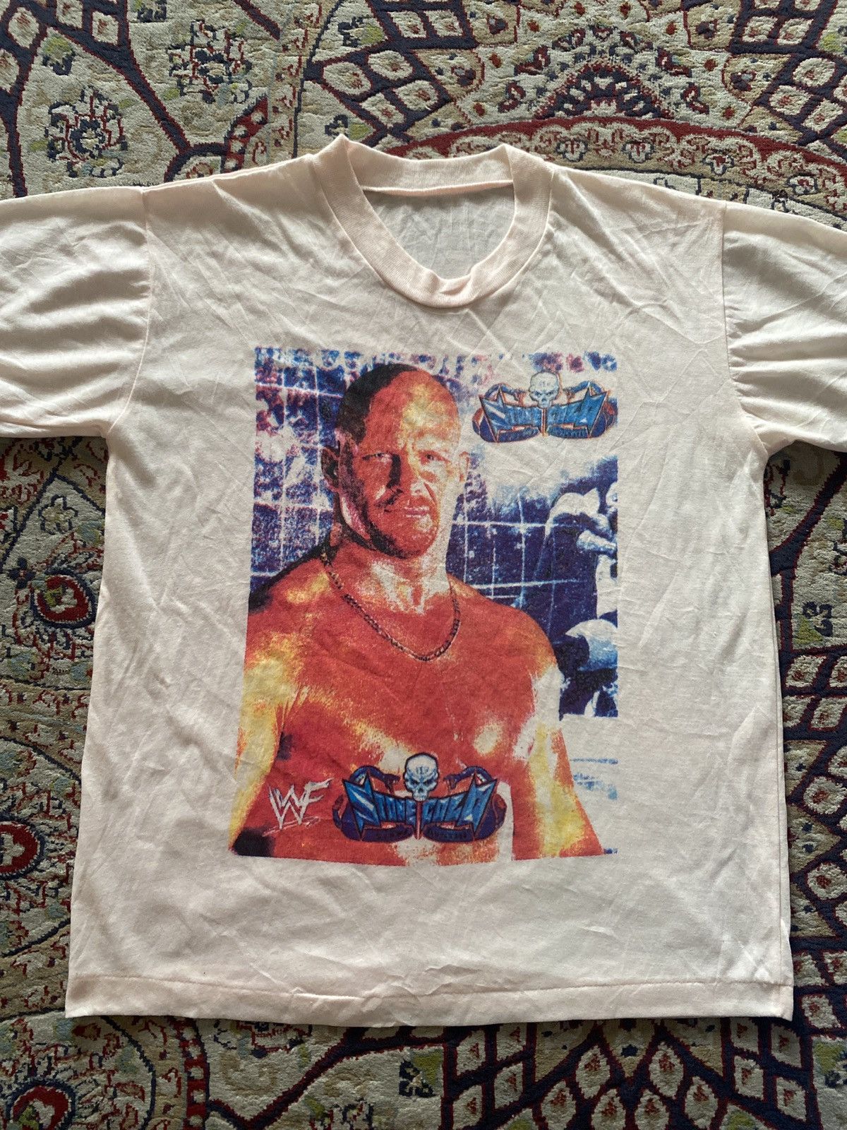 Rap Tees VINTAGE STONE COLD STEVE AUSTIN RAP TEE Size US XS / EU 42 / 0 - 1 Thumbnail
