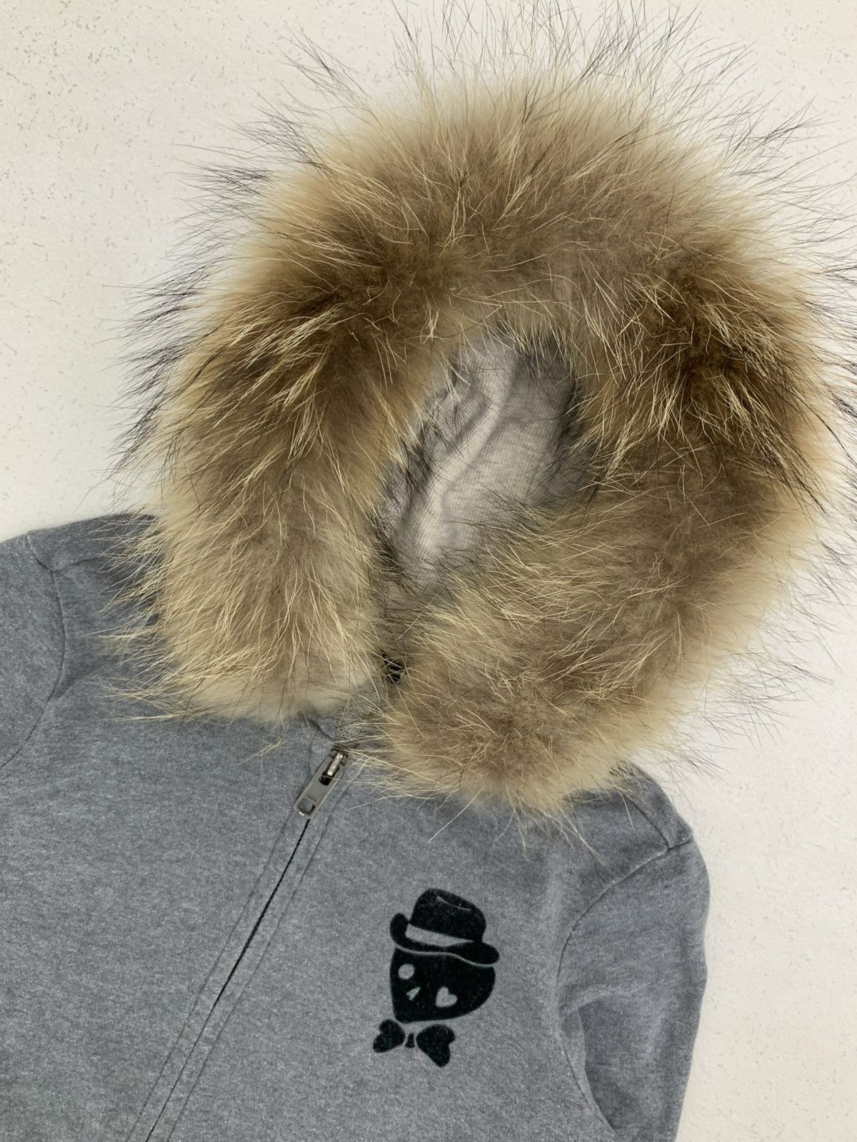 Japanese Brand Japanese Skull Gothic Fur Hoodie Ifsixwasnine Style Size US M / EU 48-50 / 2 - 3 Thumbnail
