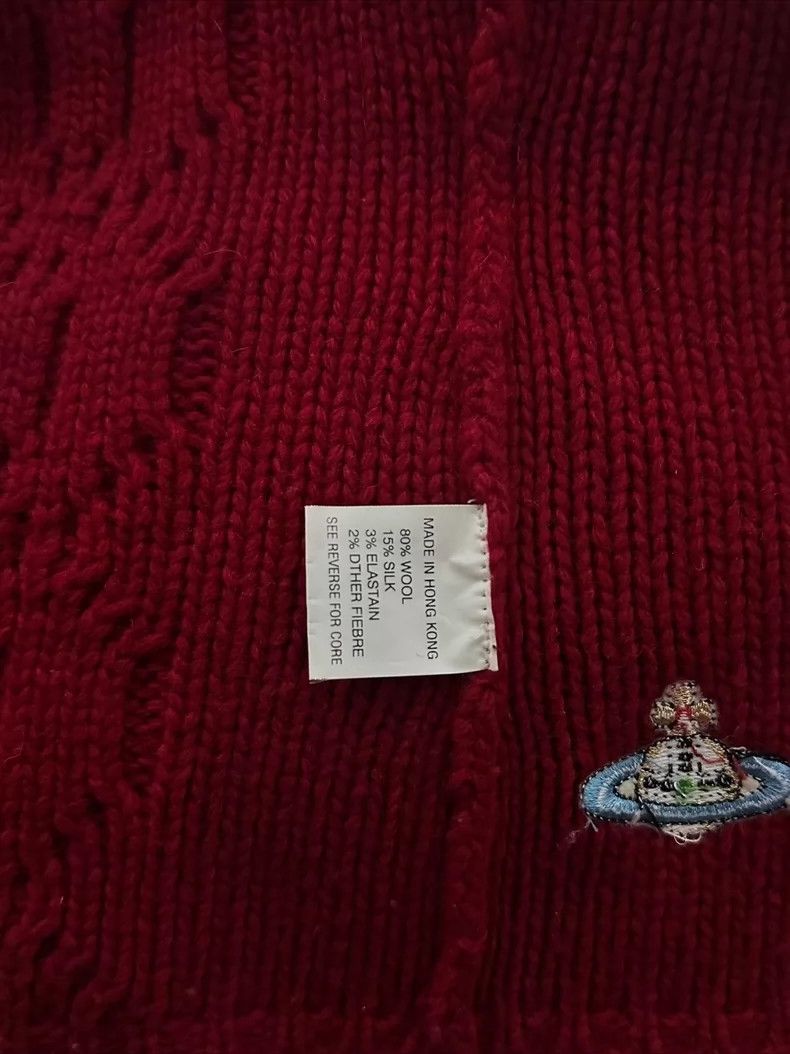 Vivienne Westwood Vivienne Westwood Knitted zipper sweater in burgundy Size M / US 6-8 / IT 42-44 - 5 Thumbnail
