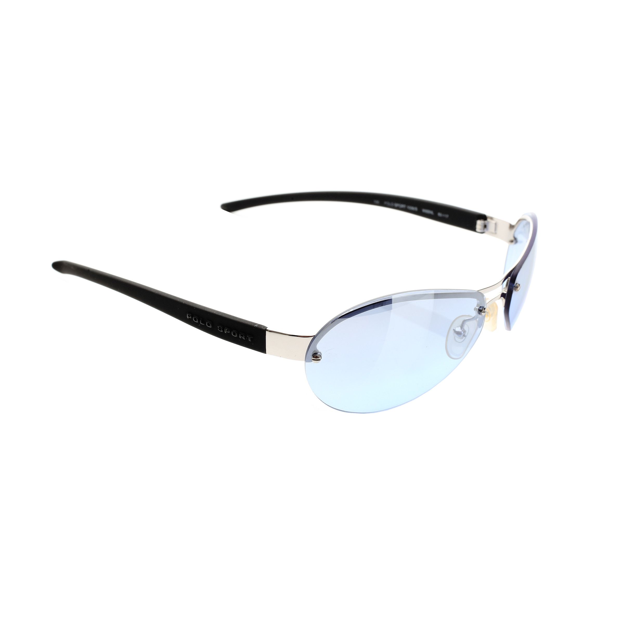 Polo Ralph Lauren × Ralph Lauren Ralph Lauren Polo Sport '90s Blue Round Rimless Sunglasses Size ONE SIZE - 2 Thumbnail