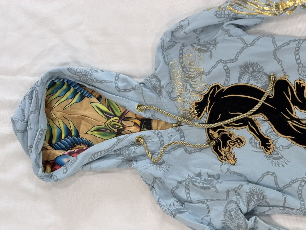 Christian Audigier Christian Audigier Rhinestone Jaguar Power Blue zip up. Size XS / US 0-2 / IT 36-38 - 4 Thumbnail