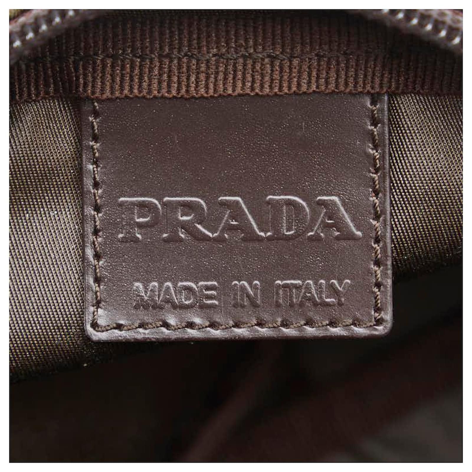 Prada o1srvl11e0624 Size: OS / Cosmetic Pouch in Brown Size ONE SIZE - 7 Thumbnail