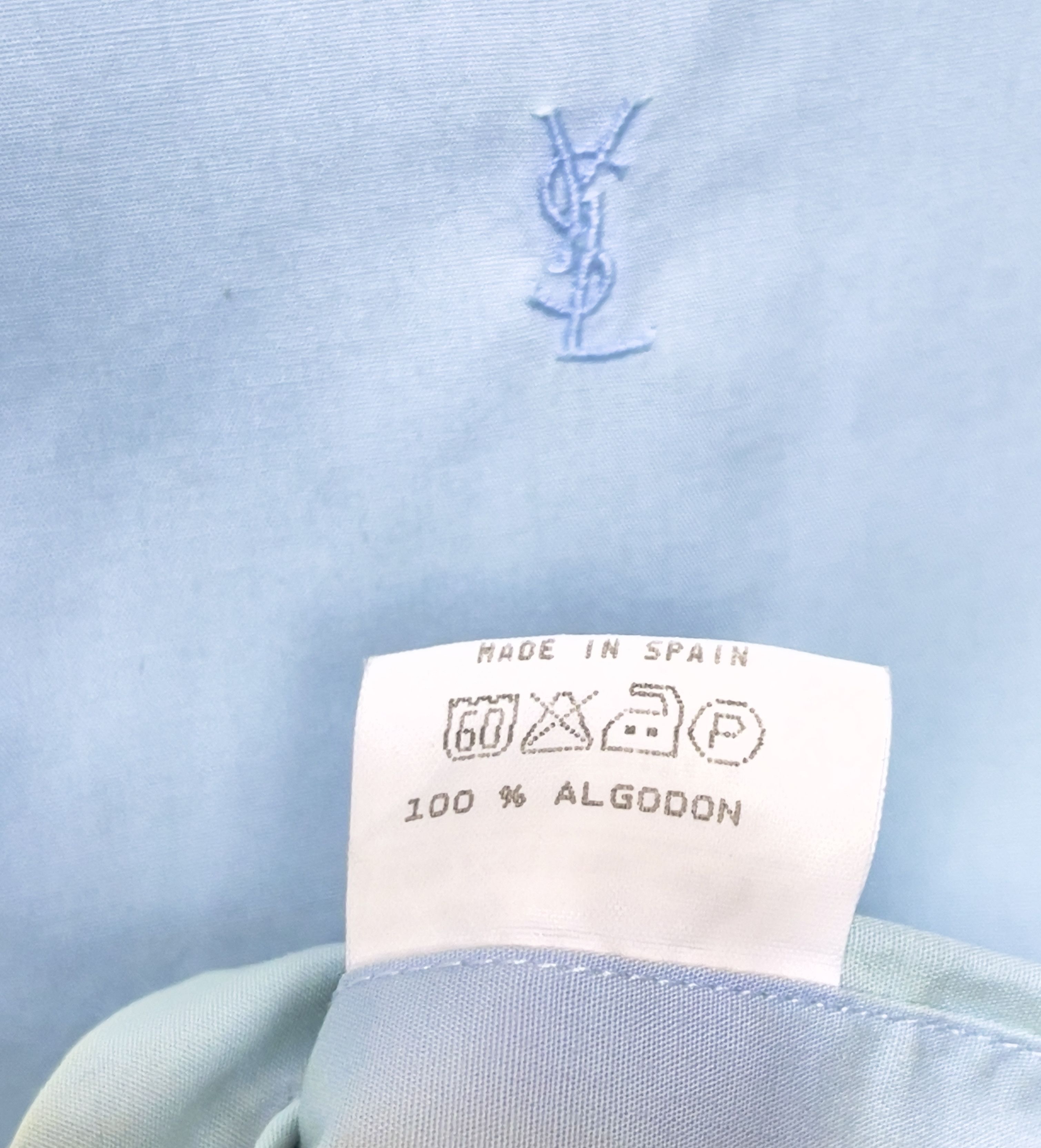 Yves Saint Laurent 🔥 light blue YSL Yves Saint Laurent shirt size L Size US L / EU 52-54 / 3 - 7 Thumbnail