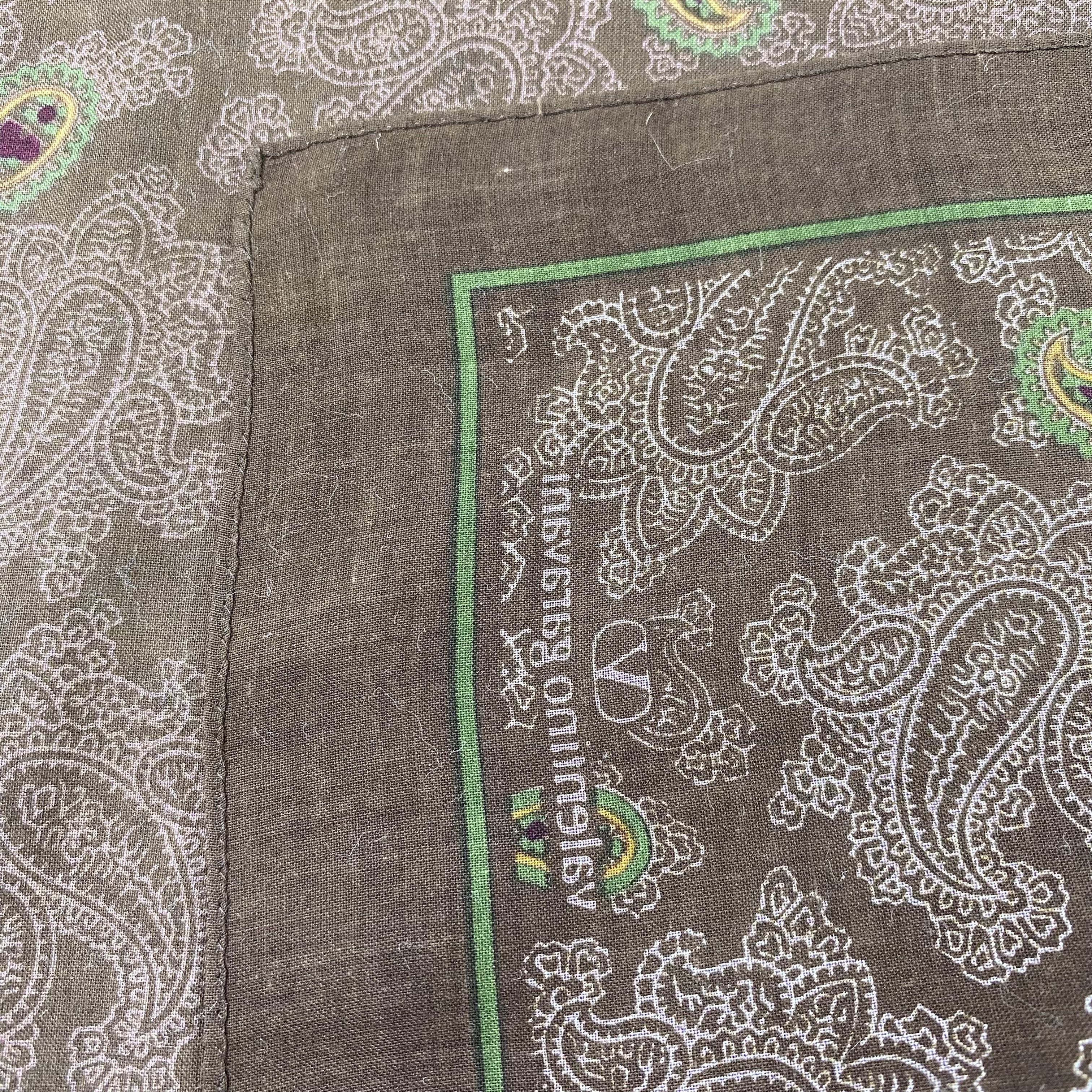 Designer VALENTINO GARAVANI handkerchief bandana handky paisley-B1433 Size ONE SIZE - 6 Thumbnail