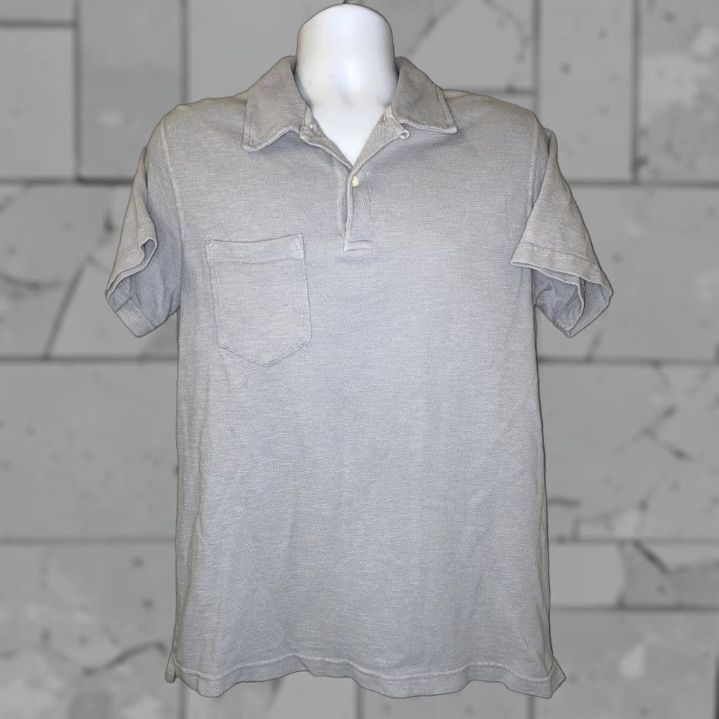 Billy Reid Billy Reid Mens Gray Short Sleeve Golf Polo Shirt L Size US L / EU 52-54 / 3 - 1 Thumbnail