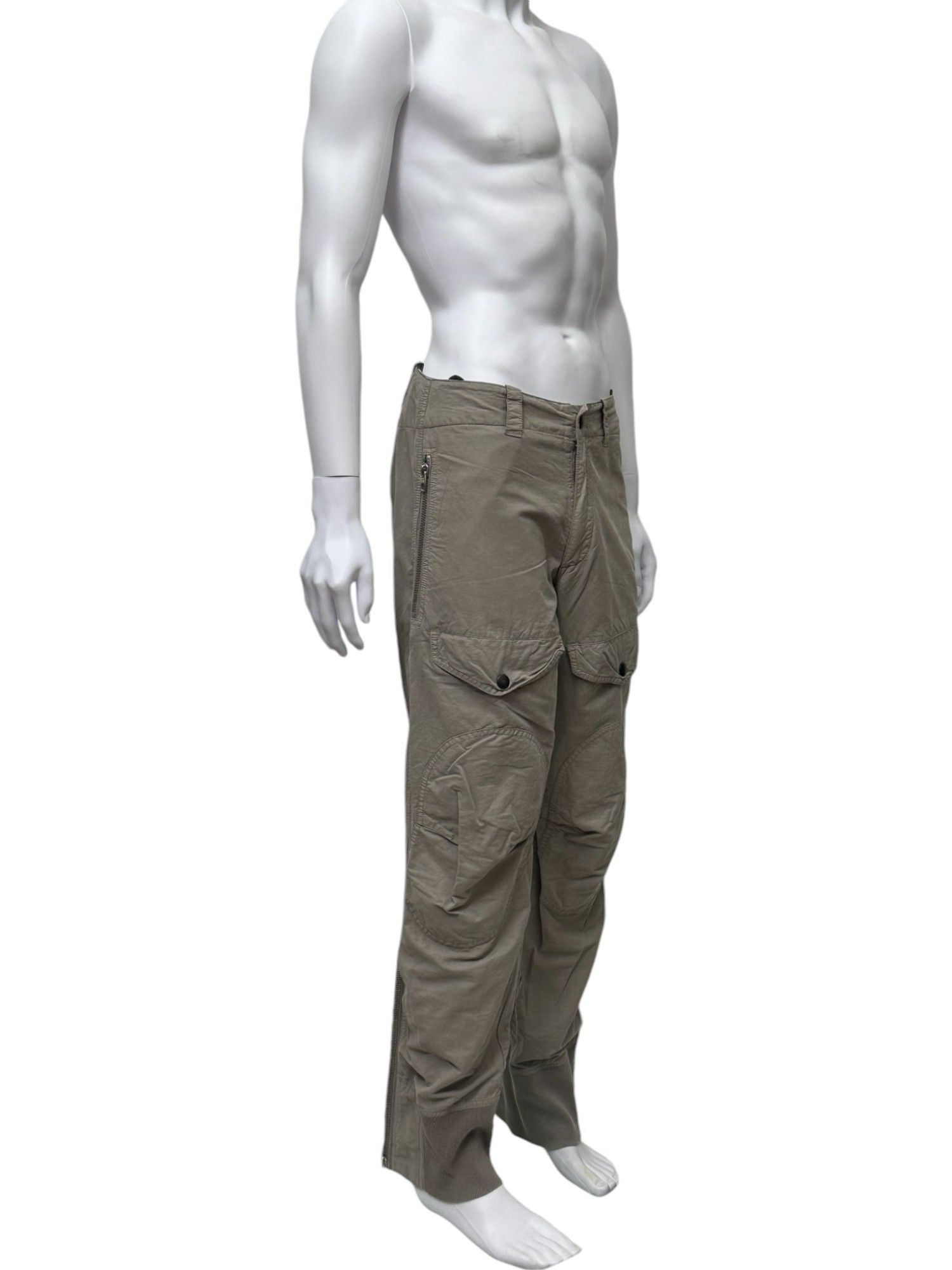 Griffin Griffin Beige Cargo Pants from 00's. Size US 32 / EU 48 - 4 Thumbnail