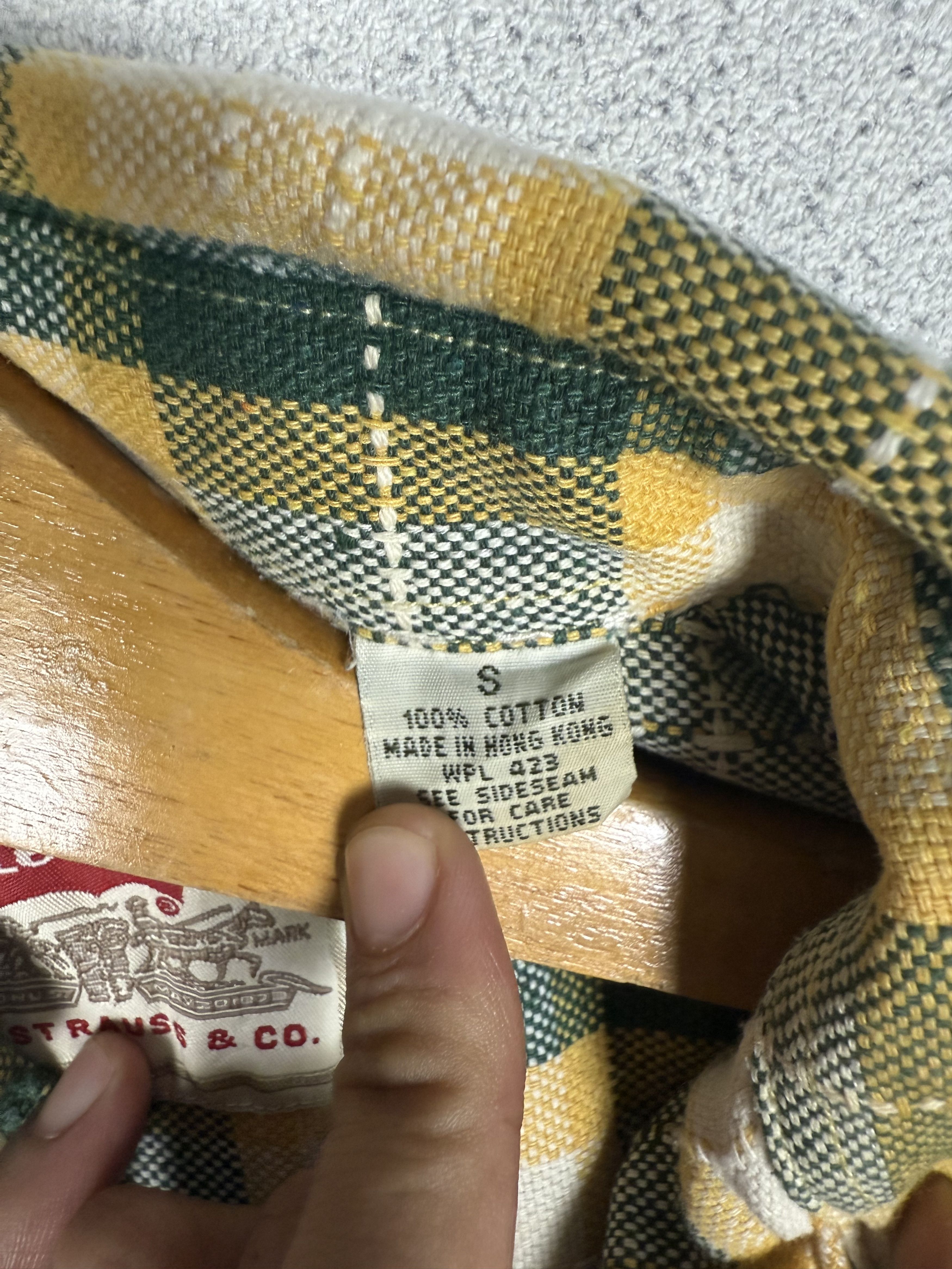 Levi's Levi’s Woven Pattern Check Shirt with Stitch Detailing Size US S / EU 44-46 / 1 - 11 Thumbnail