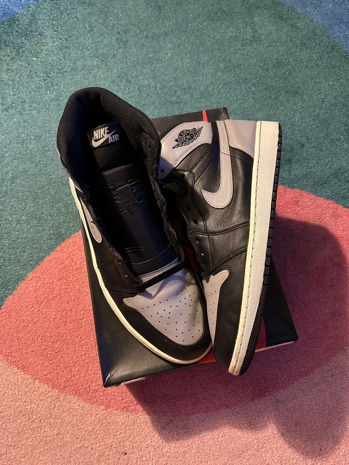 Jordan Brand Air Jordan 1 Retro High OG Shadow 2013 Size US 12 / EU 45 - 15 Thumbnail